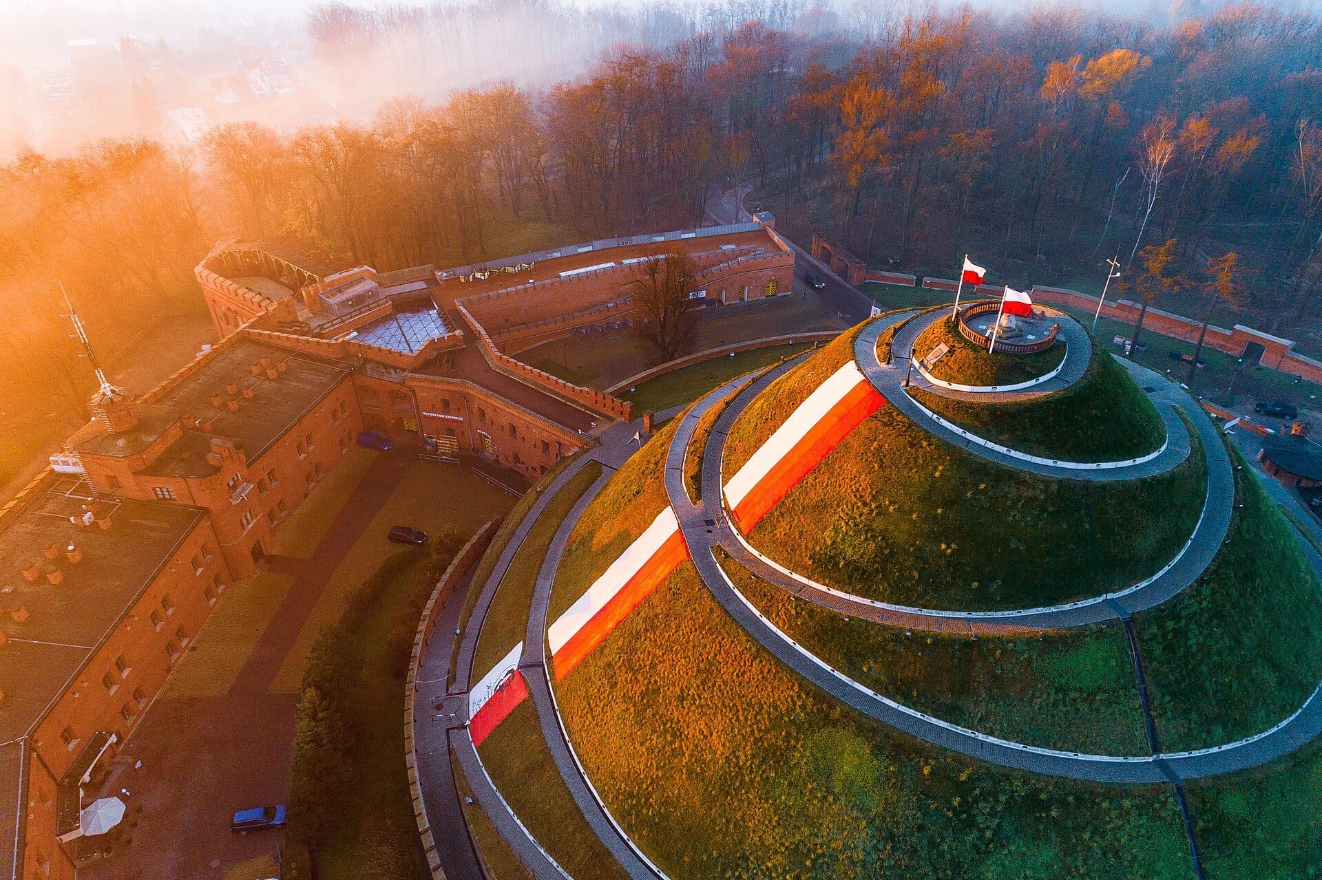 Vista panorâmica do monte Kopiec Kościuszki
