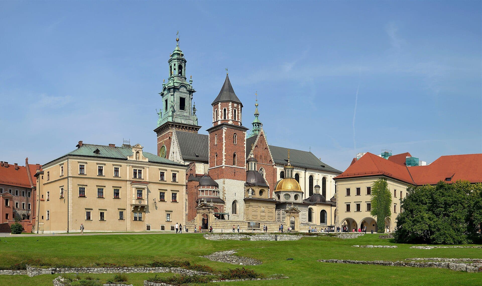 Vista da Catedral de Wawel no Morro de Wawel