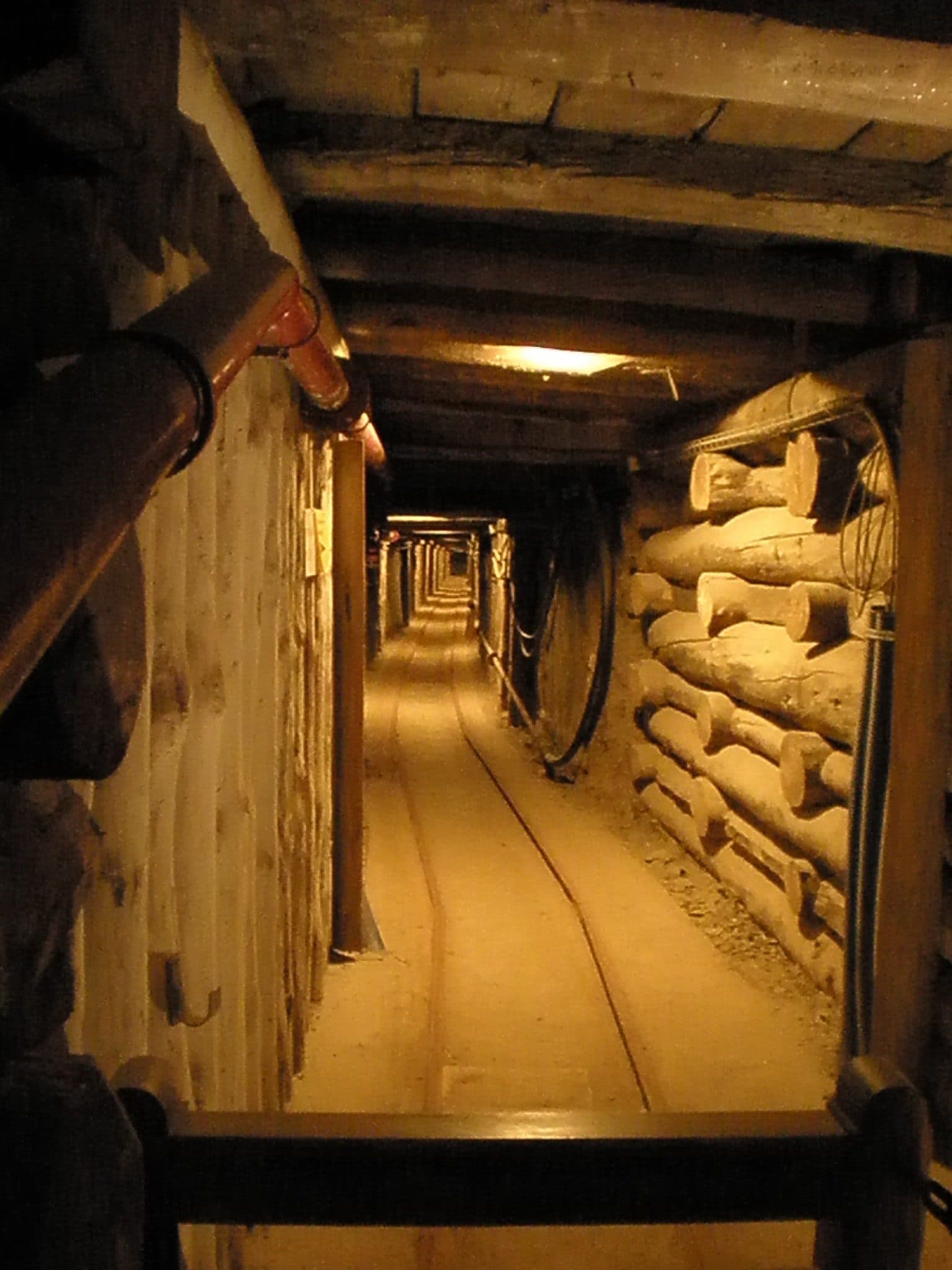Vista do interior da Mina de Sal de Wieliczka