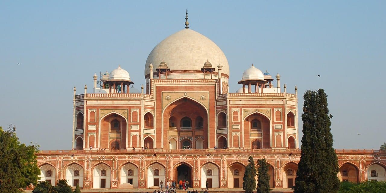Arquitetura histórica e cultural em Delhi, na Índia