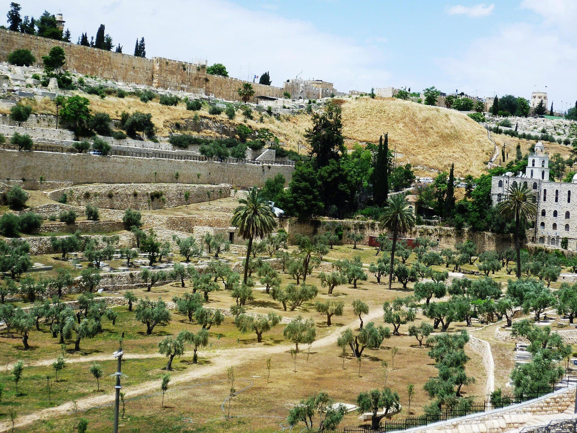 Vista do Vale do Cedron em Jerusalém