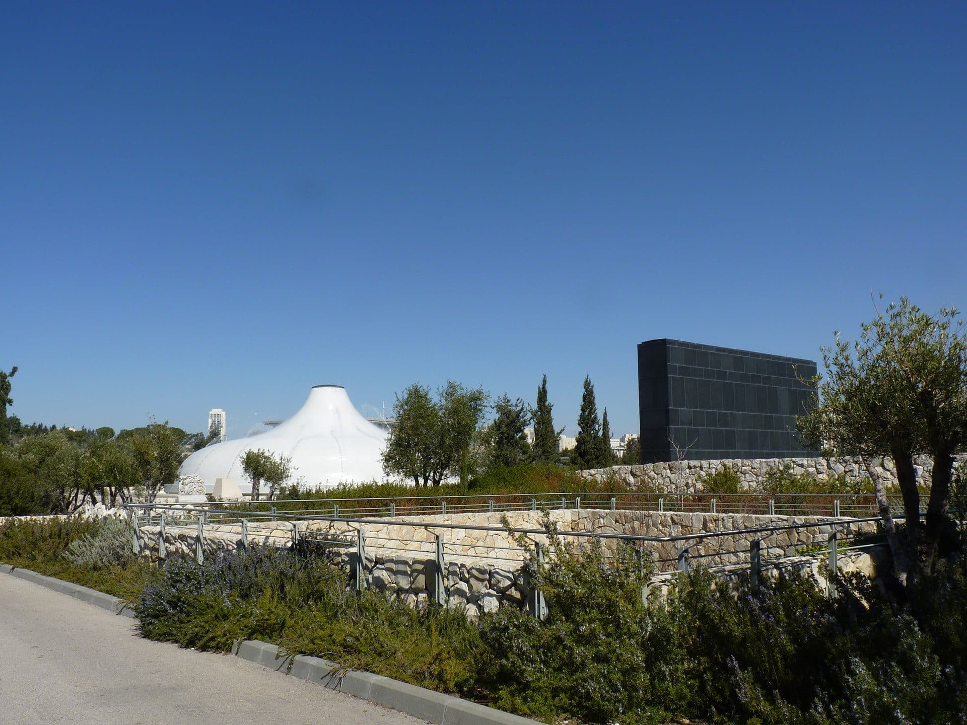 Vista de área de exibição no Museu de Israel