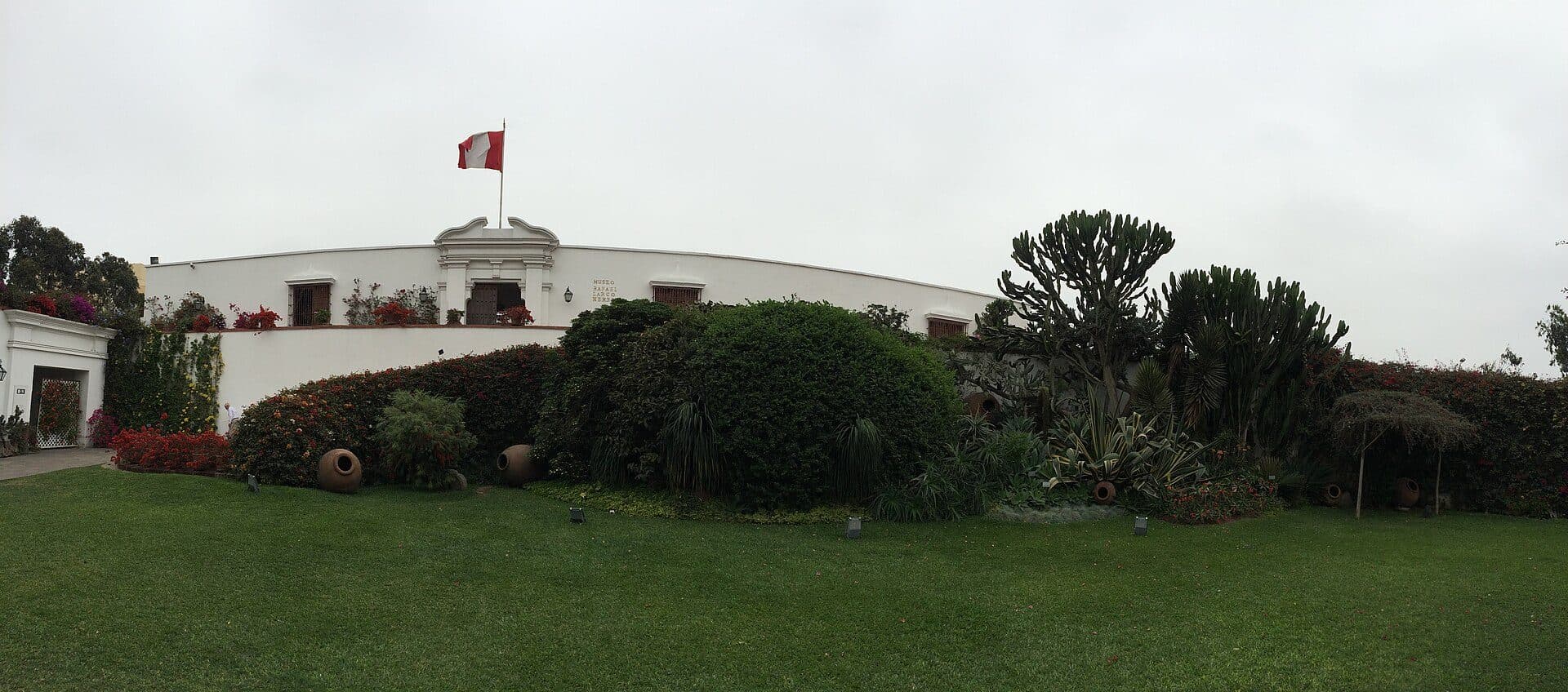 Vista do Museu Larco localizado na cidade de Lima, no Peru