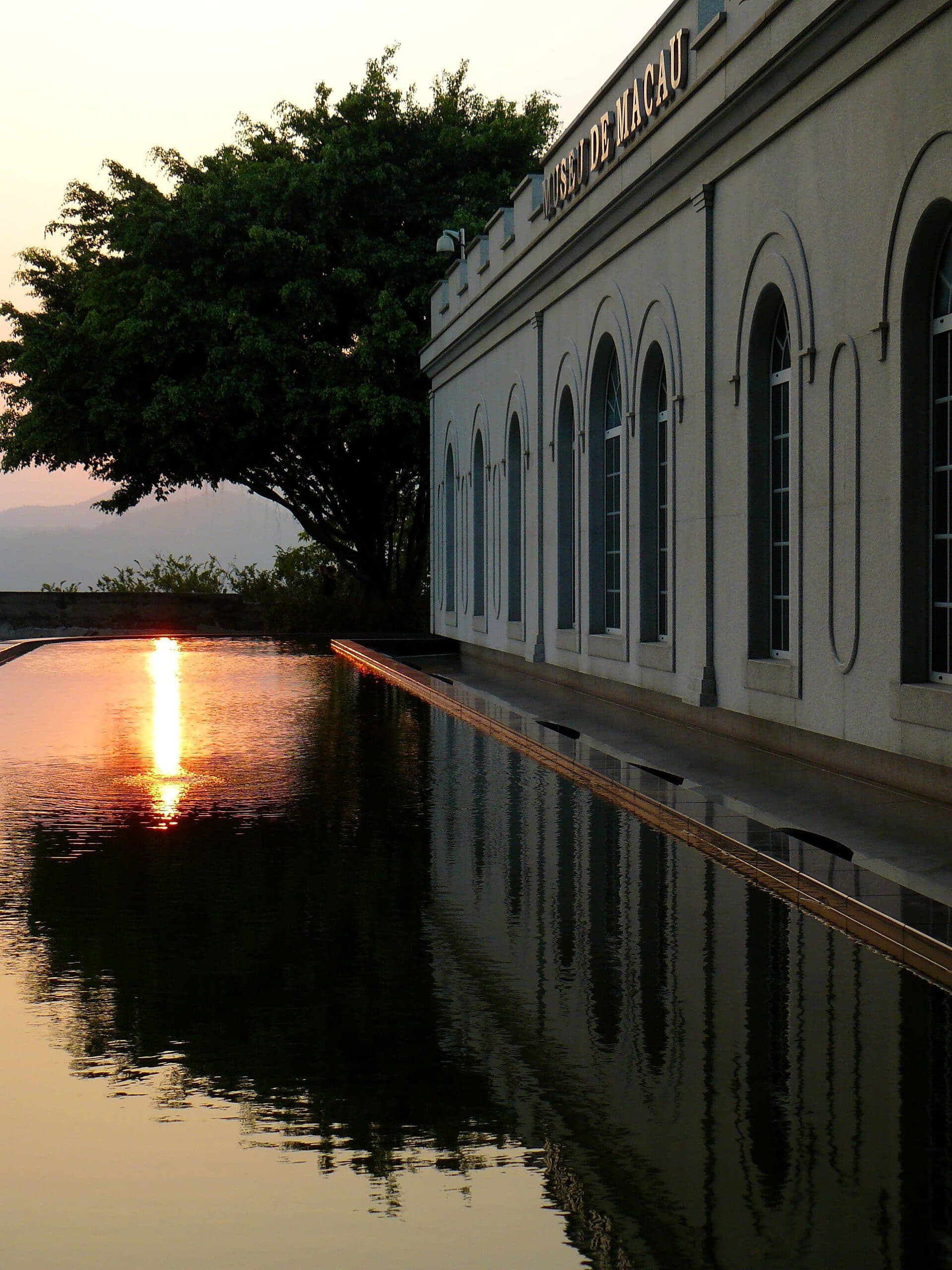 Vista do Museu de Macau e sua arquitetura