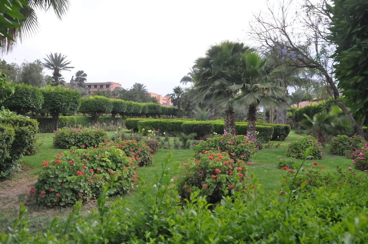 Vista do Parque Lalla Hasna em Marrakech