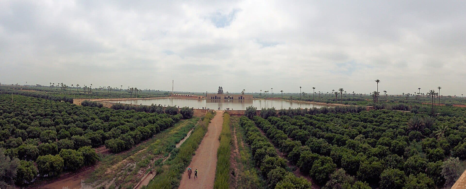 Fotografia com vista do Jardim de Agdal