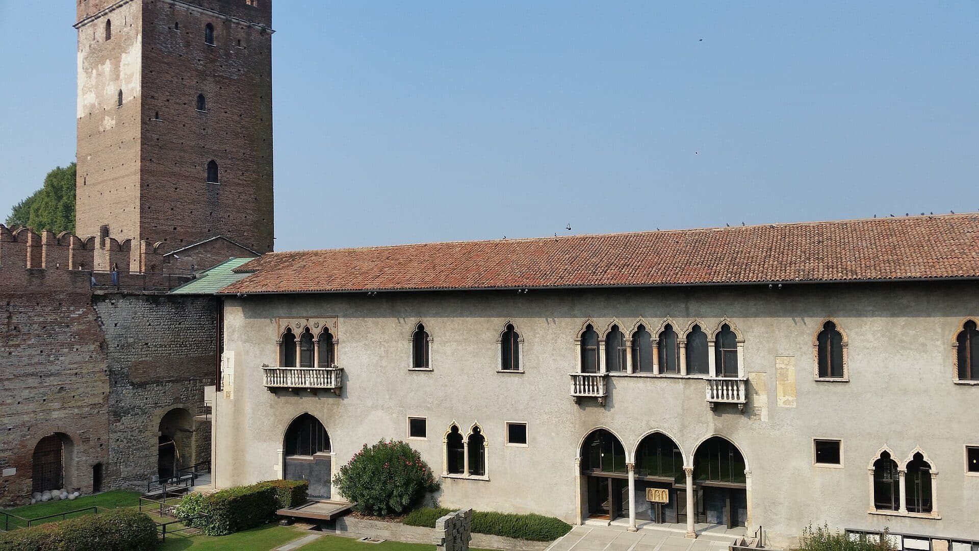 Vista do complexo do Museo di Castelvecchio em Verona