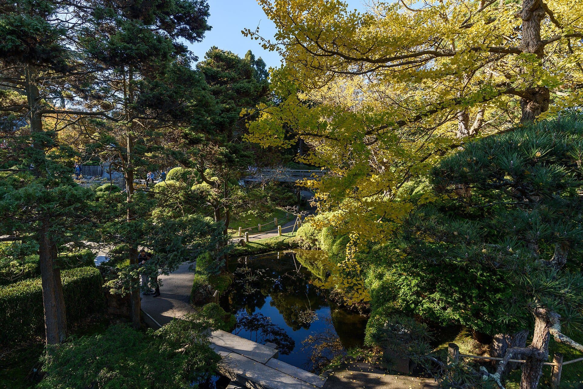 Vista do Japanese Tea Garden em San Francisco