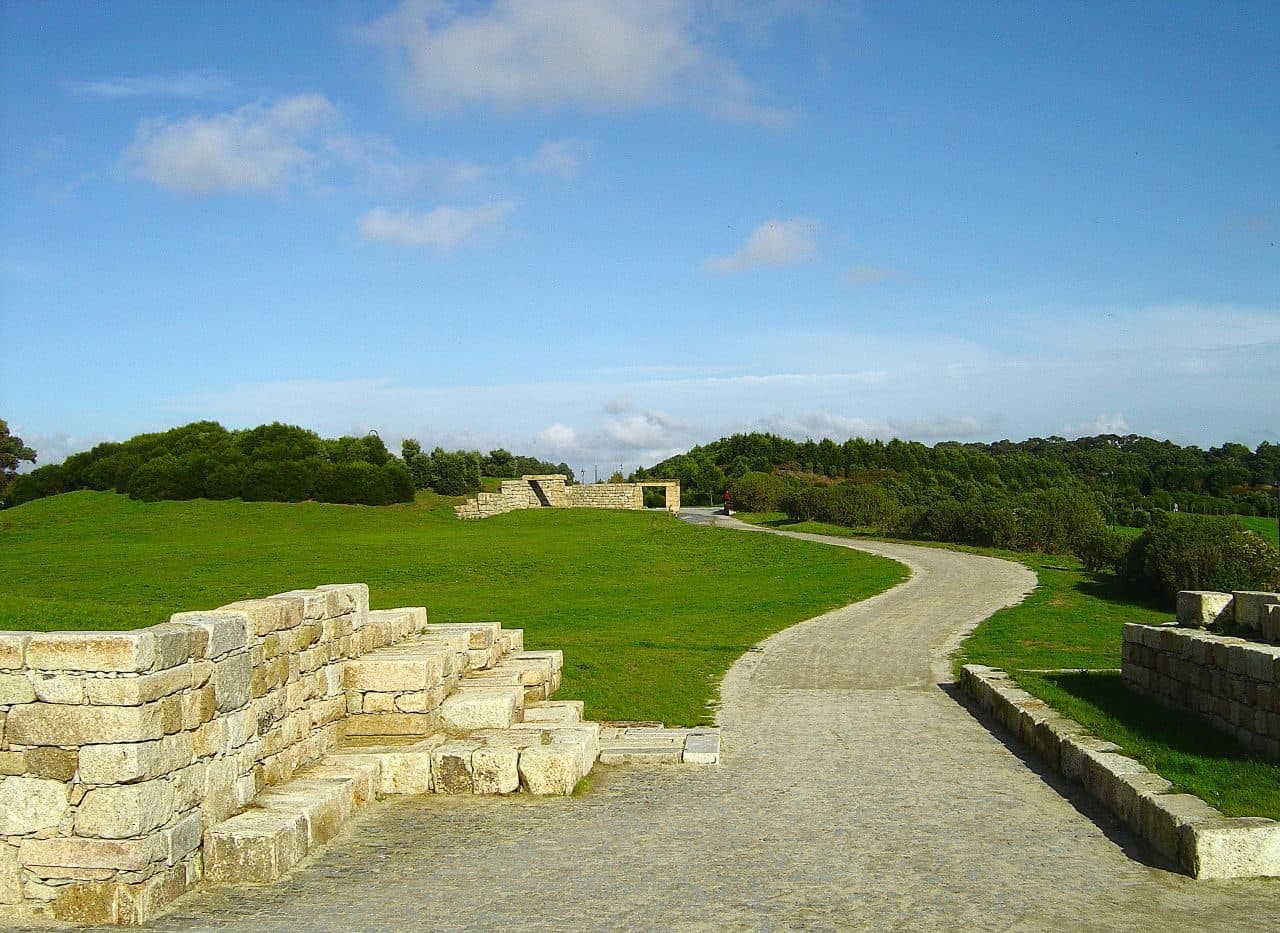 Vista do Parque da Cidade do Porto em Portugal