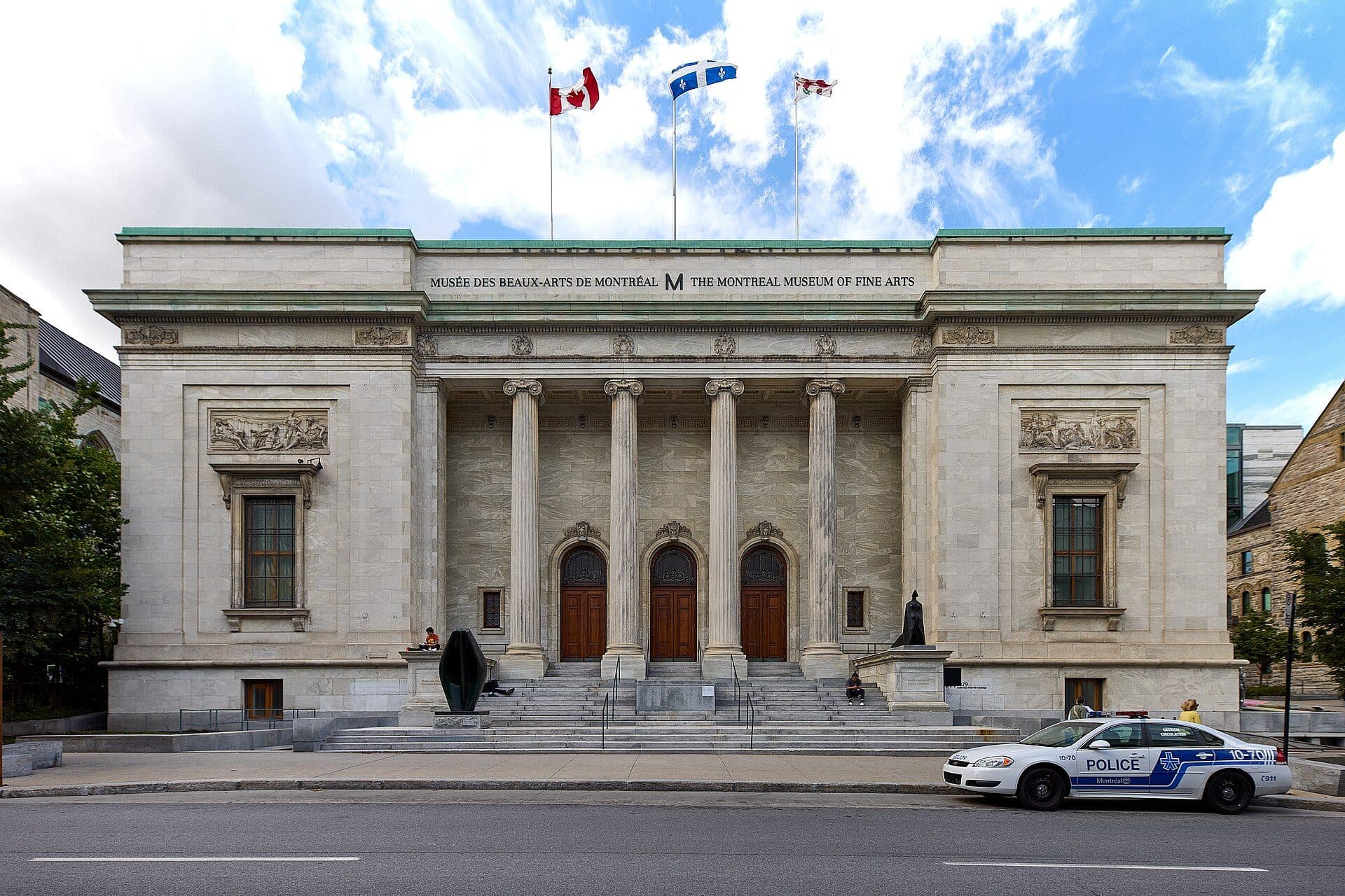 Fachada do Pavillon Hornstein no Musée des beaux-arts de Montréal