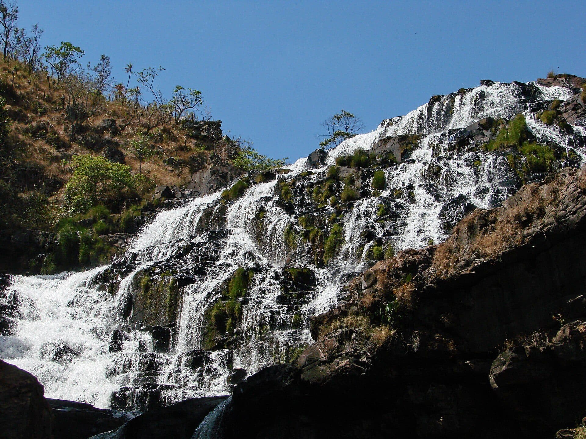 Vista da Catarata dos Couros na Chapada dos Veadeiros, Goiás