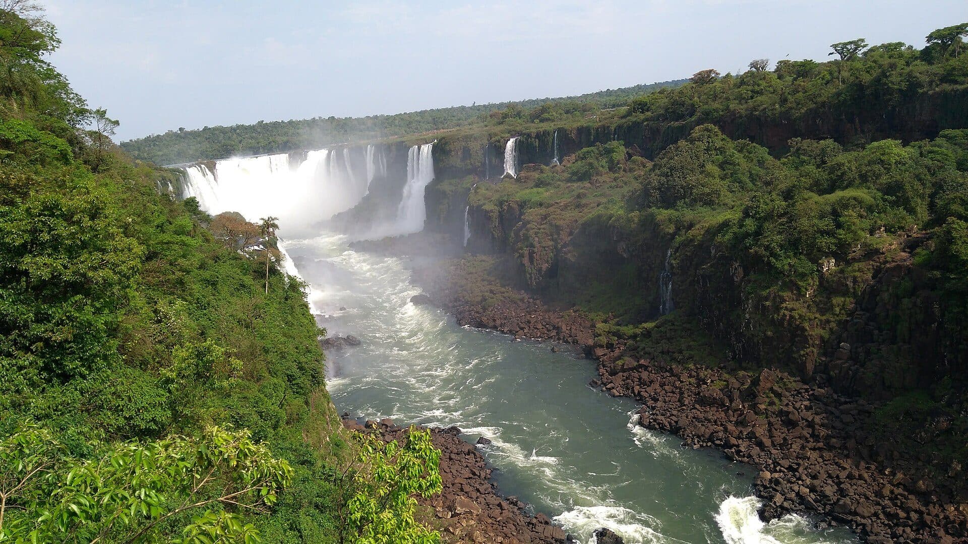 Paisagem natural do Parque Nacional do Iguaçu