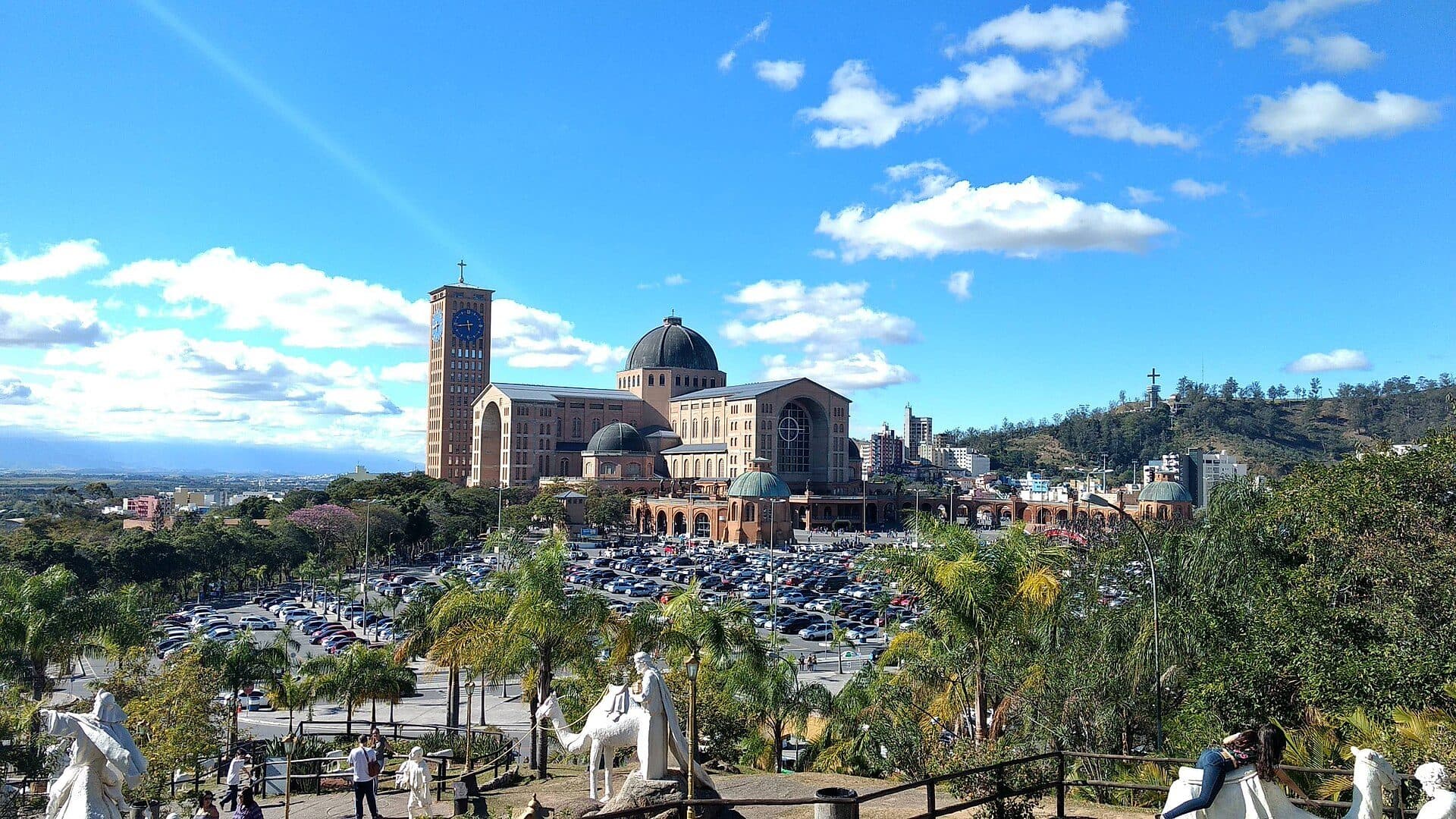 Vista da Basílica a partir do Morro do Presépio