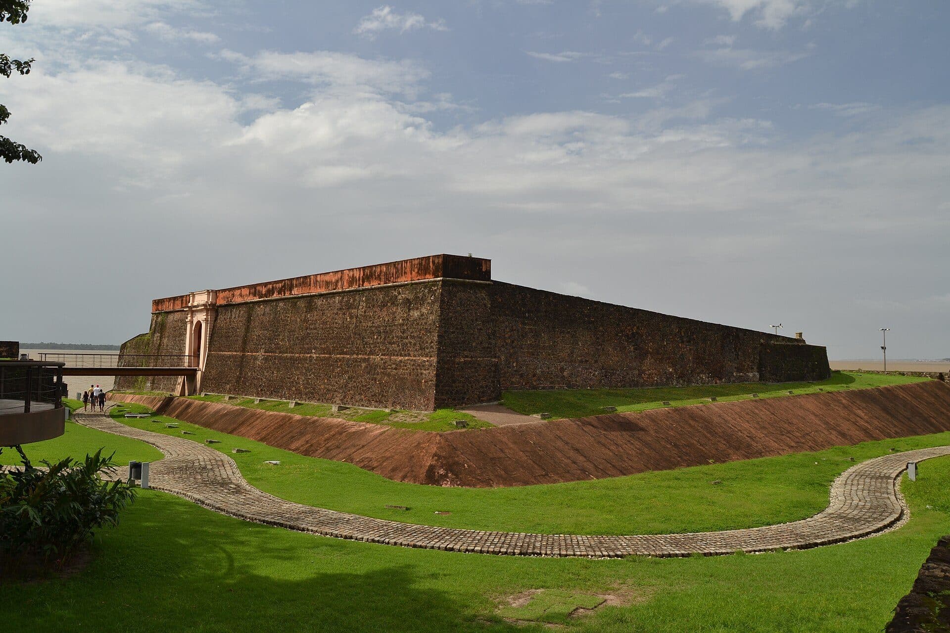 Vista do Forte do Castelo em Belém no Pará