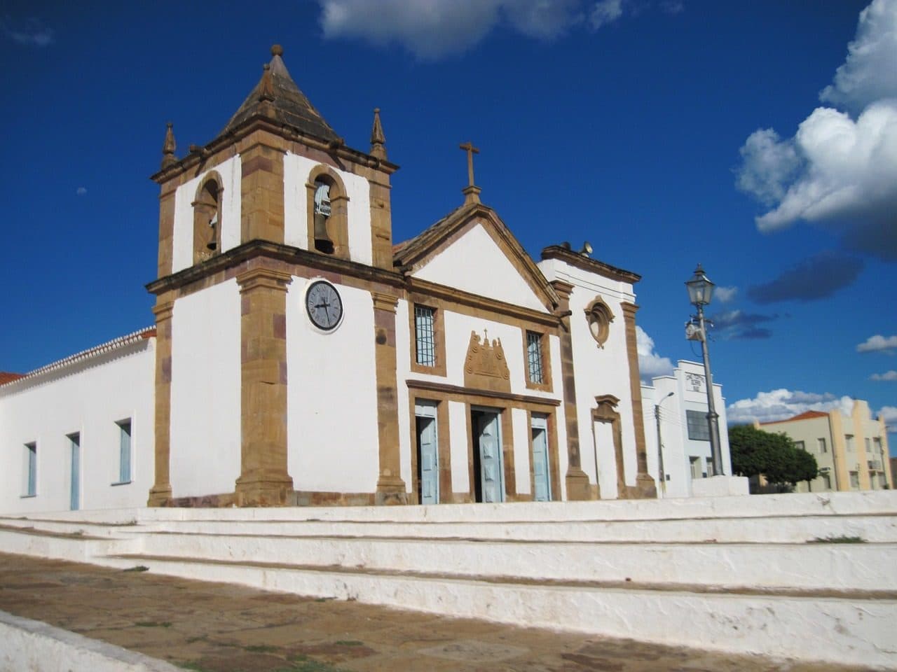 Igreja histórica na cidade de Oeiras, no Piauí