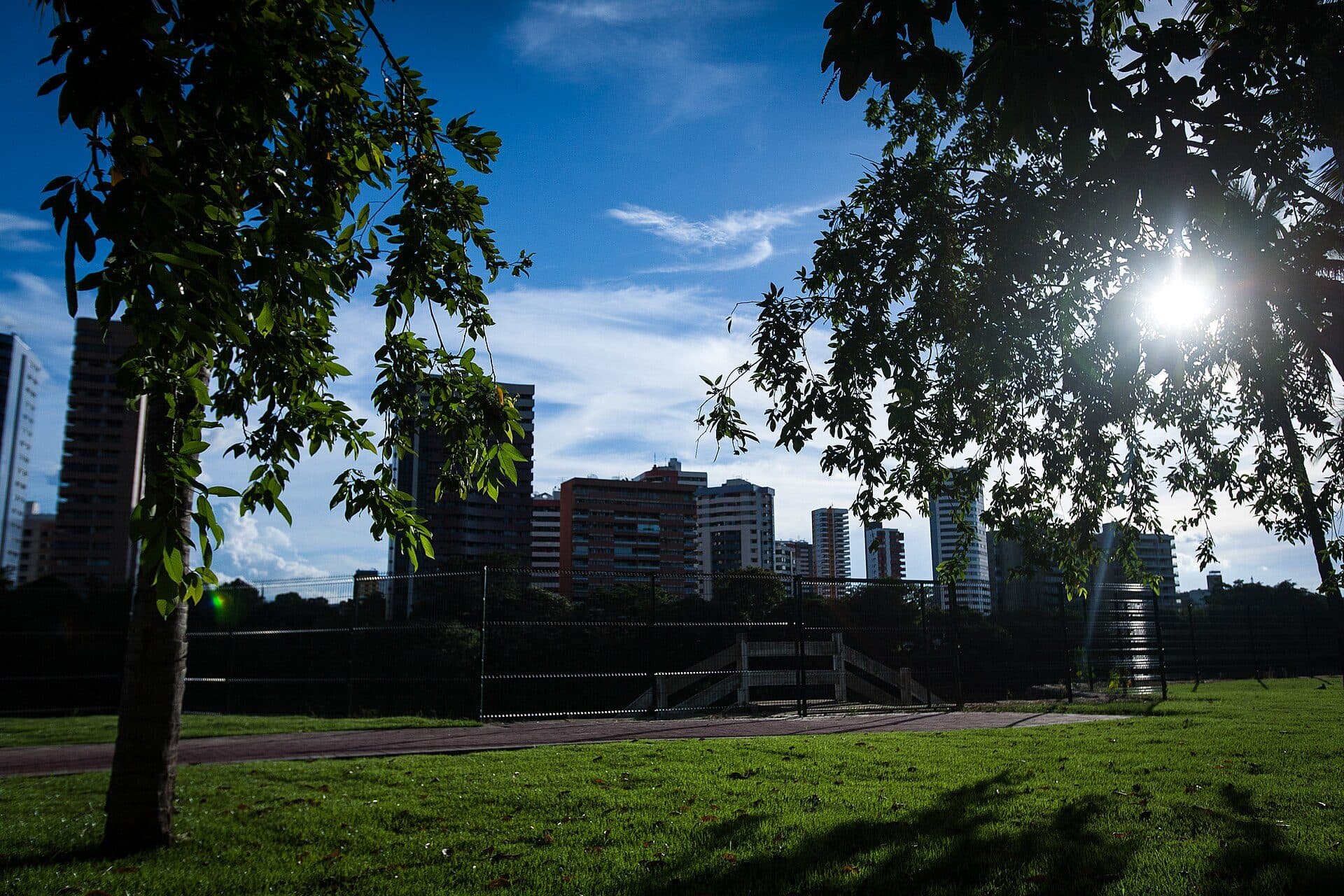 Vista do Parque Potycabana em Teresina, Piauí