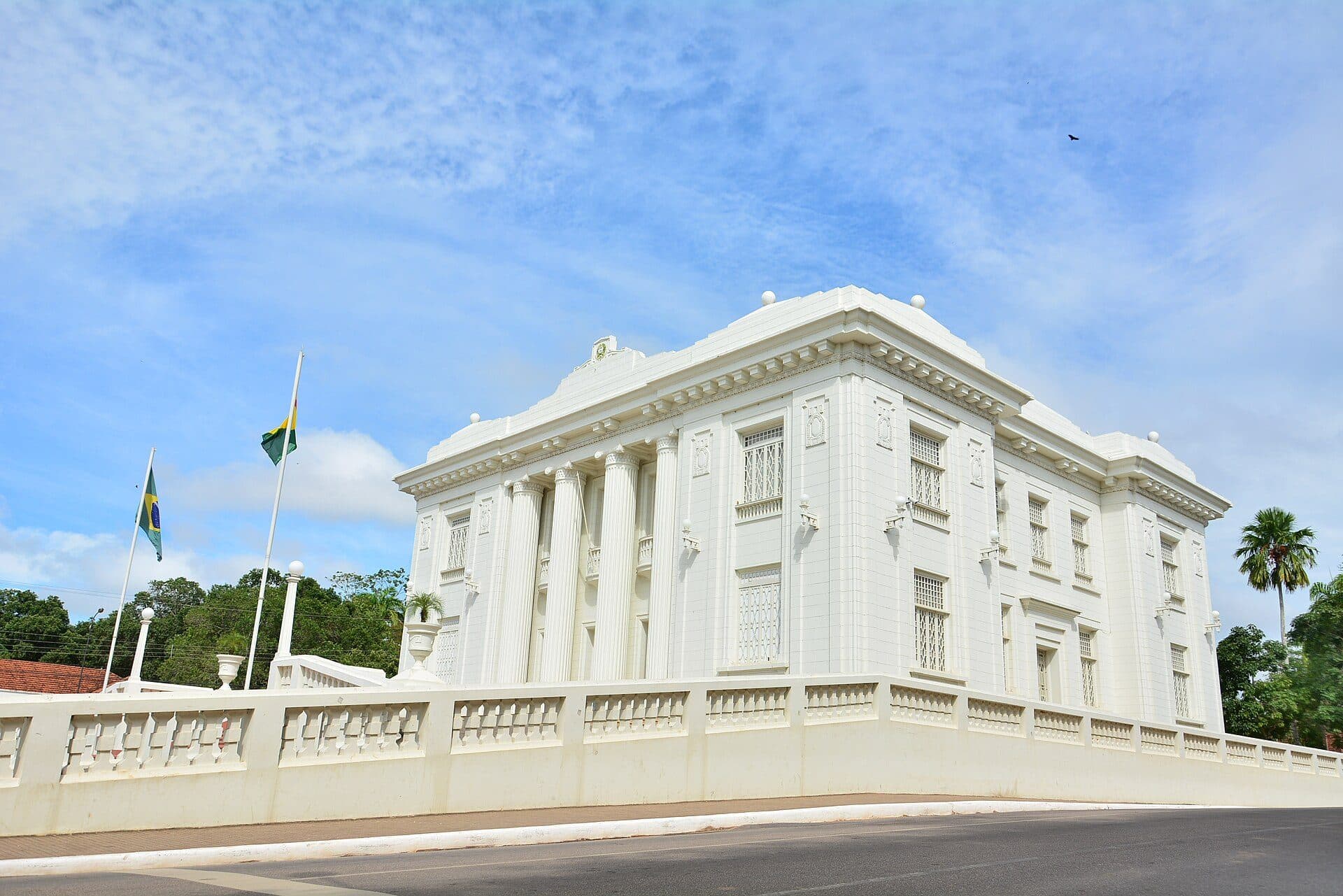 Fachada do Palácio Rio Branco em Rio Branco, Acre