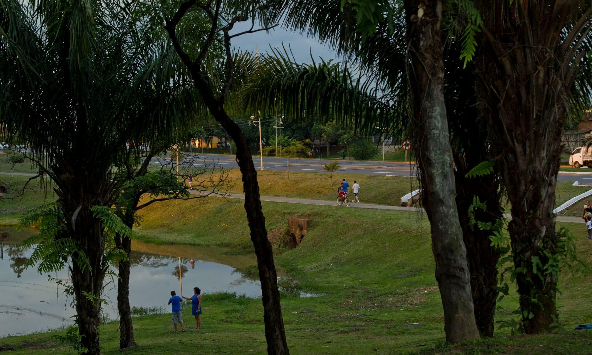 Vista da obra de ampliação realizada no Parque do Tucumã