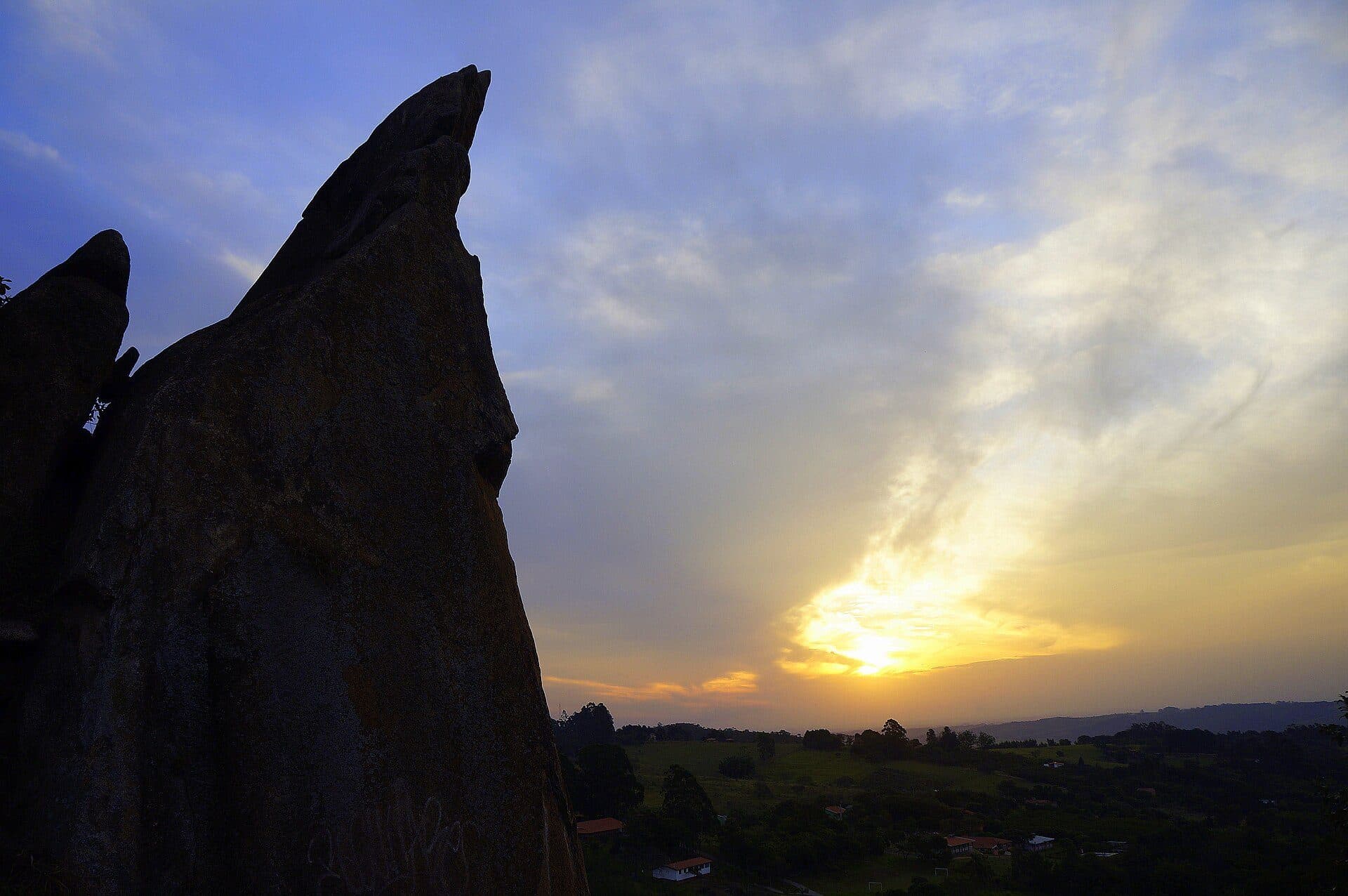 Vista panorâmica do Pico das Cabras no distrito de Joaquim Egídio em Campinas