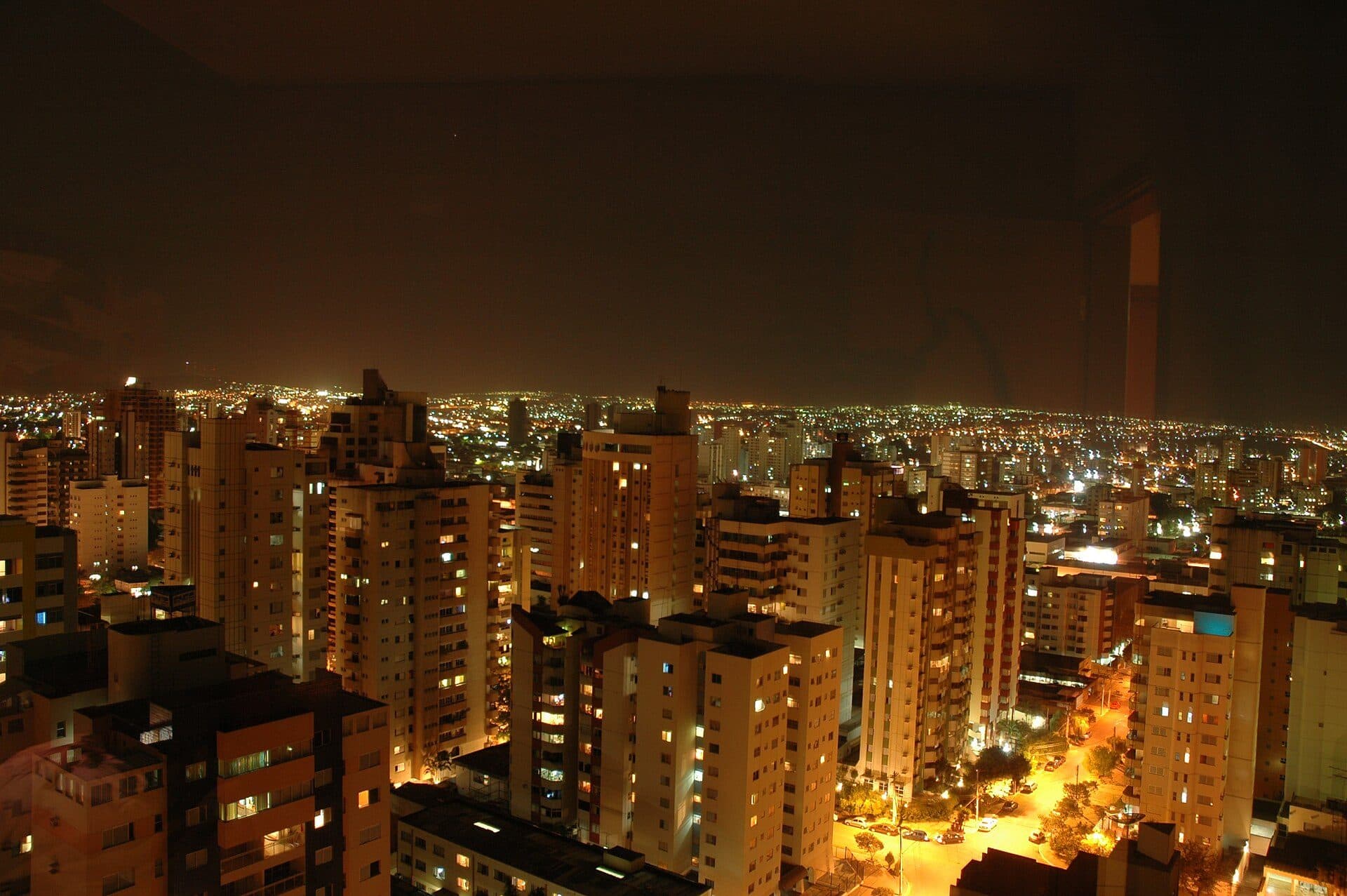 Vista panorâmica da paisagem urbana de Goiânia