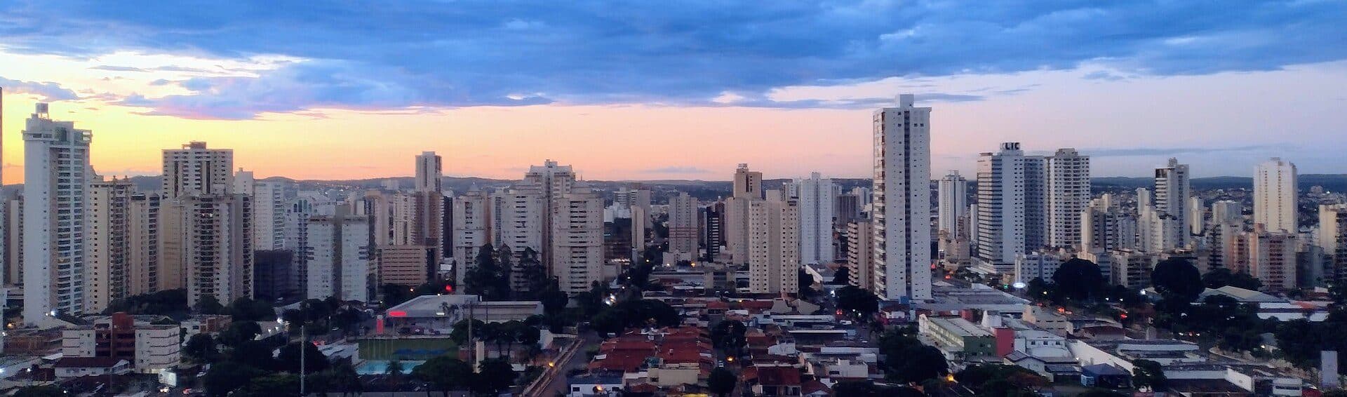 Vista urbana da cidade de Goiânia em 2022