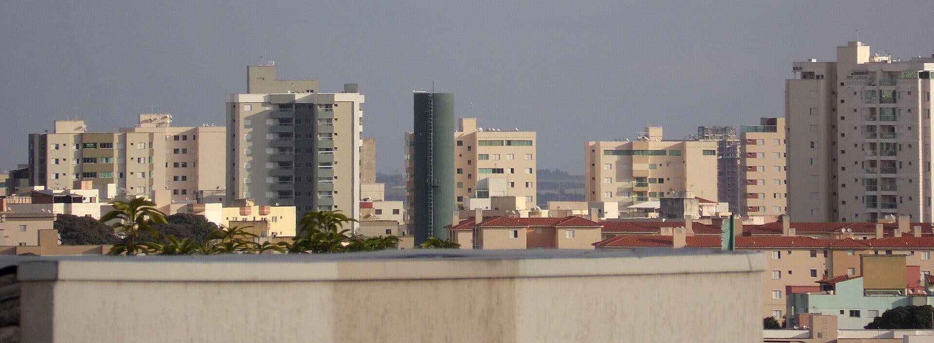 Vista do bairro Santa Mônica em Uberlândia
