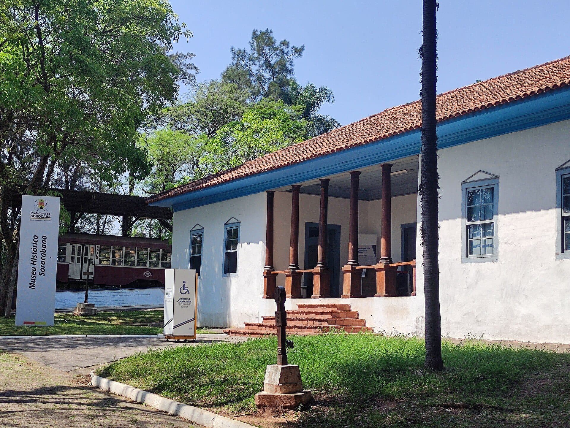 Vista do Museu Histórico Sorocabano na cidade de Sorocaba
