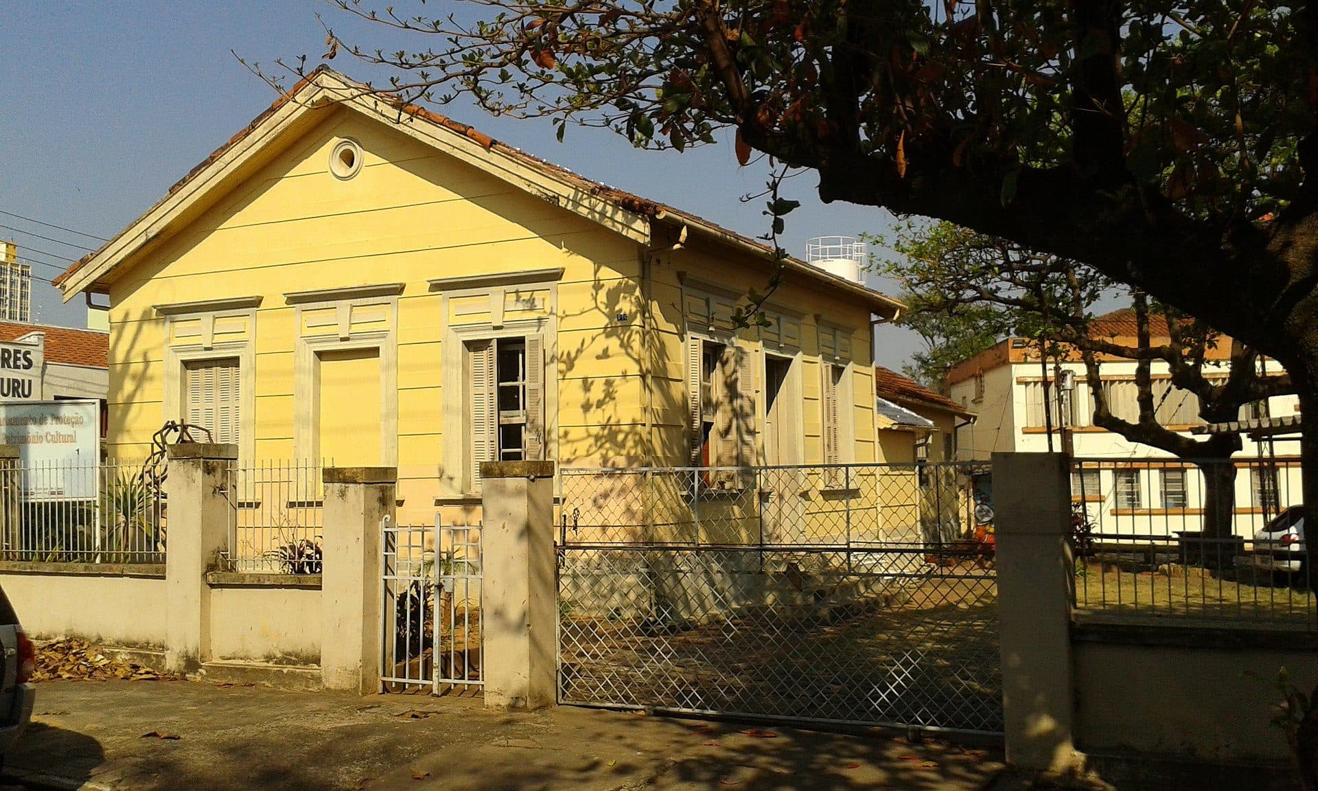 Fachada do Museu Histórico Municipal de Bauru