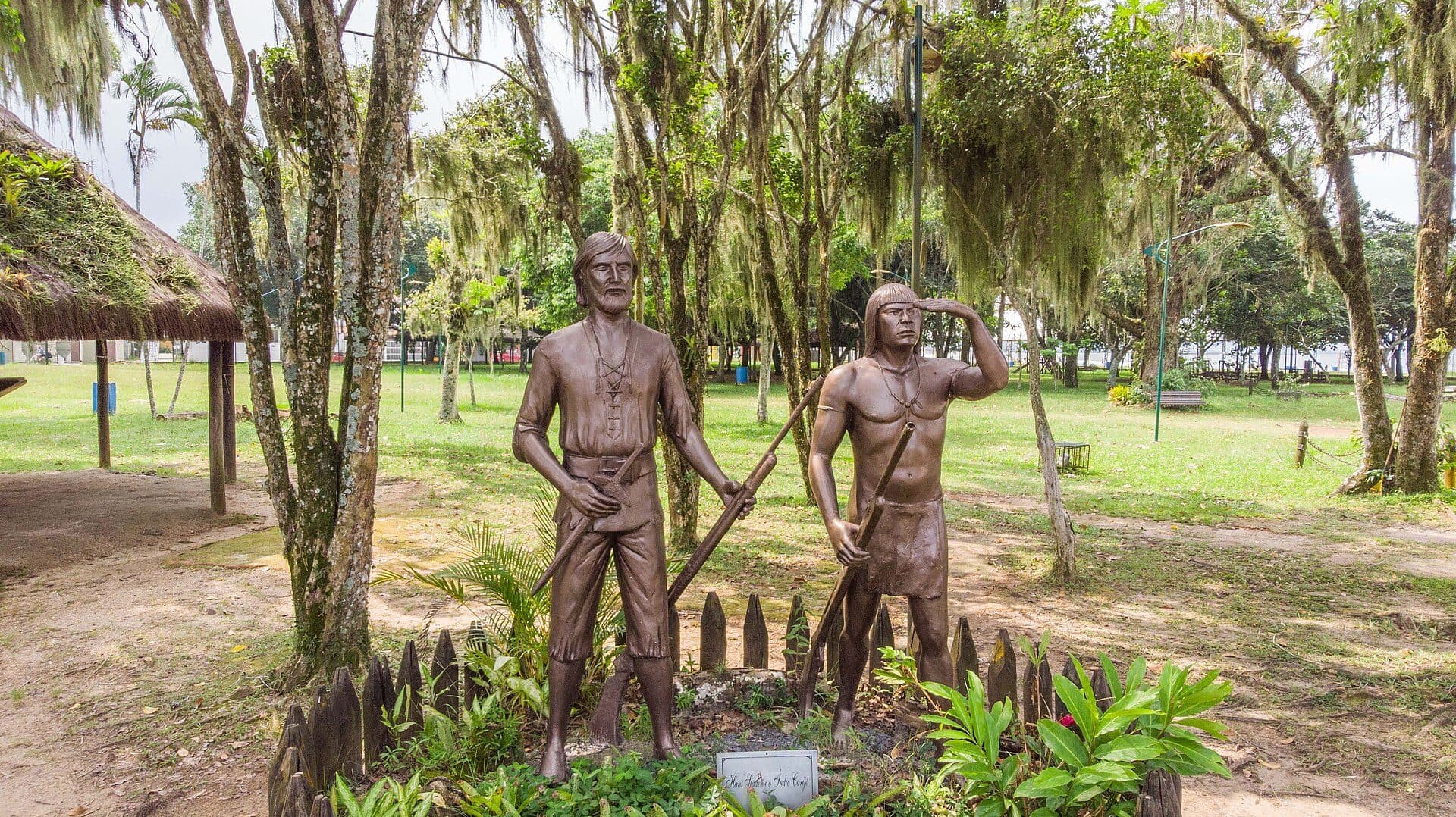 Vista do Parque dos Tupiniquins em Bertioga, no litoral de São Paulo