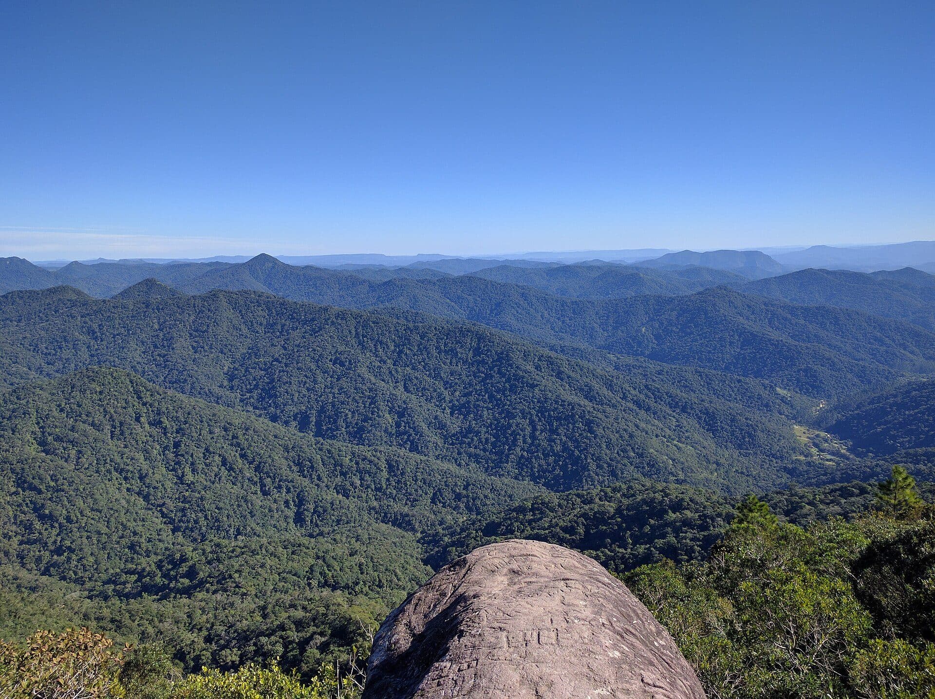 Vista panorâmica da paisagem do Morro do Spitzkopf