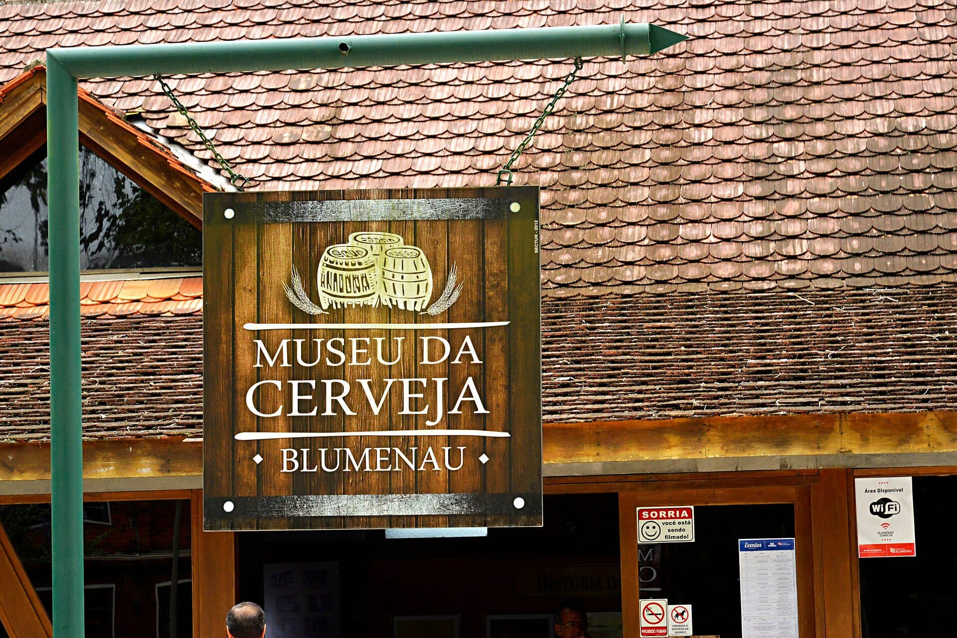 Vista do Museu da Cerveja em Blumenau, Santa Catarina