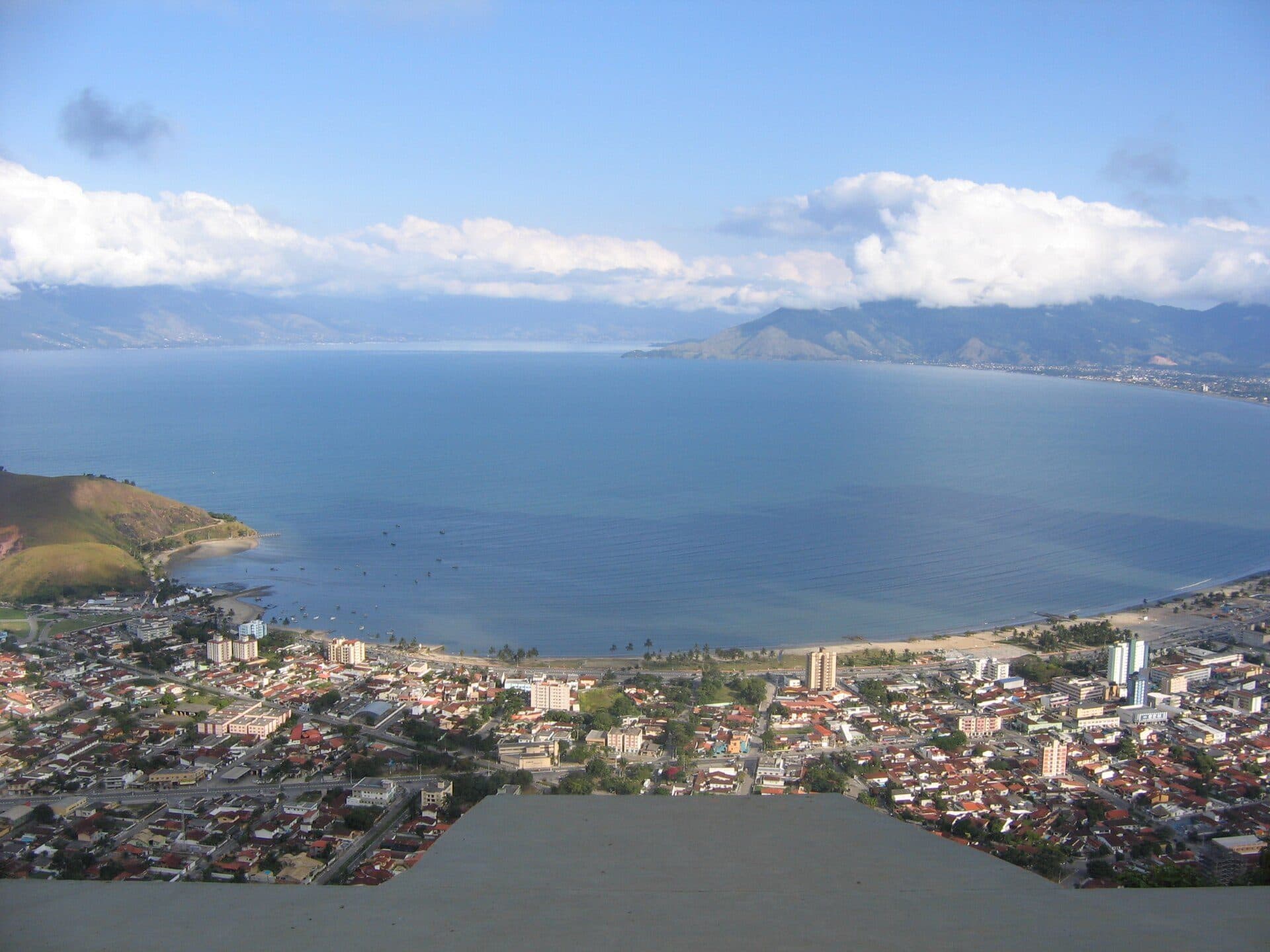 Vista panorâmica do Morro de Santo Antonio em Caraguatatuba