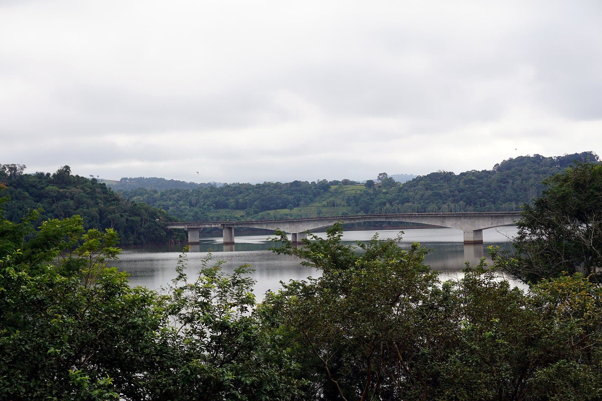 Paisagem com vista de um trecho do Rio Uruguai