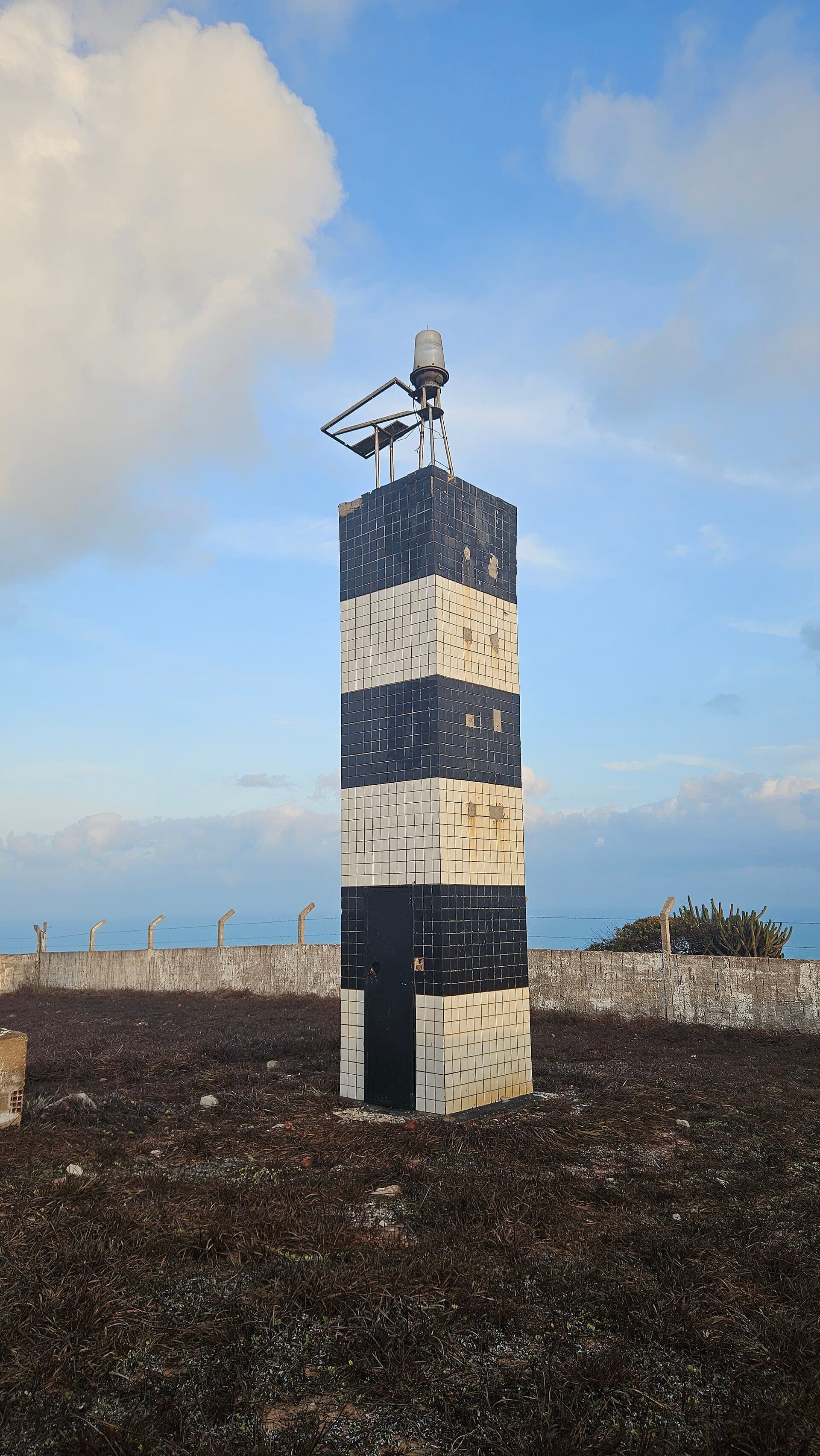 Vista da estrutura do Farol de Jericoacoara