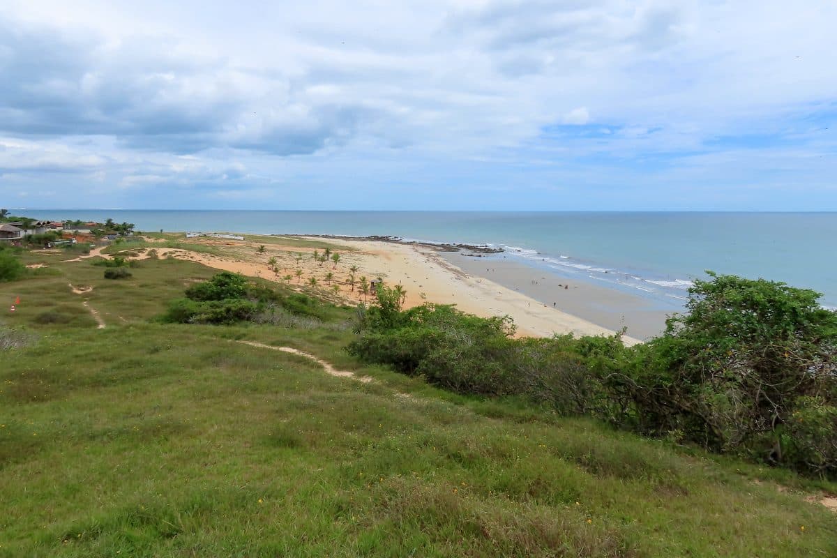 Vista da Praia da Malhada em Jericoacoara, no Ceará