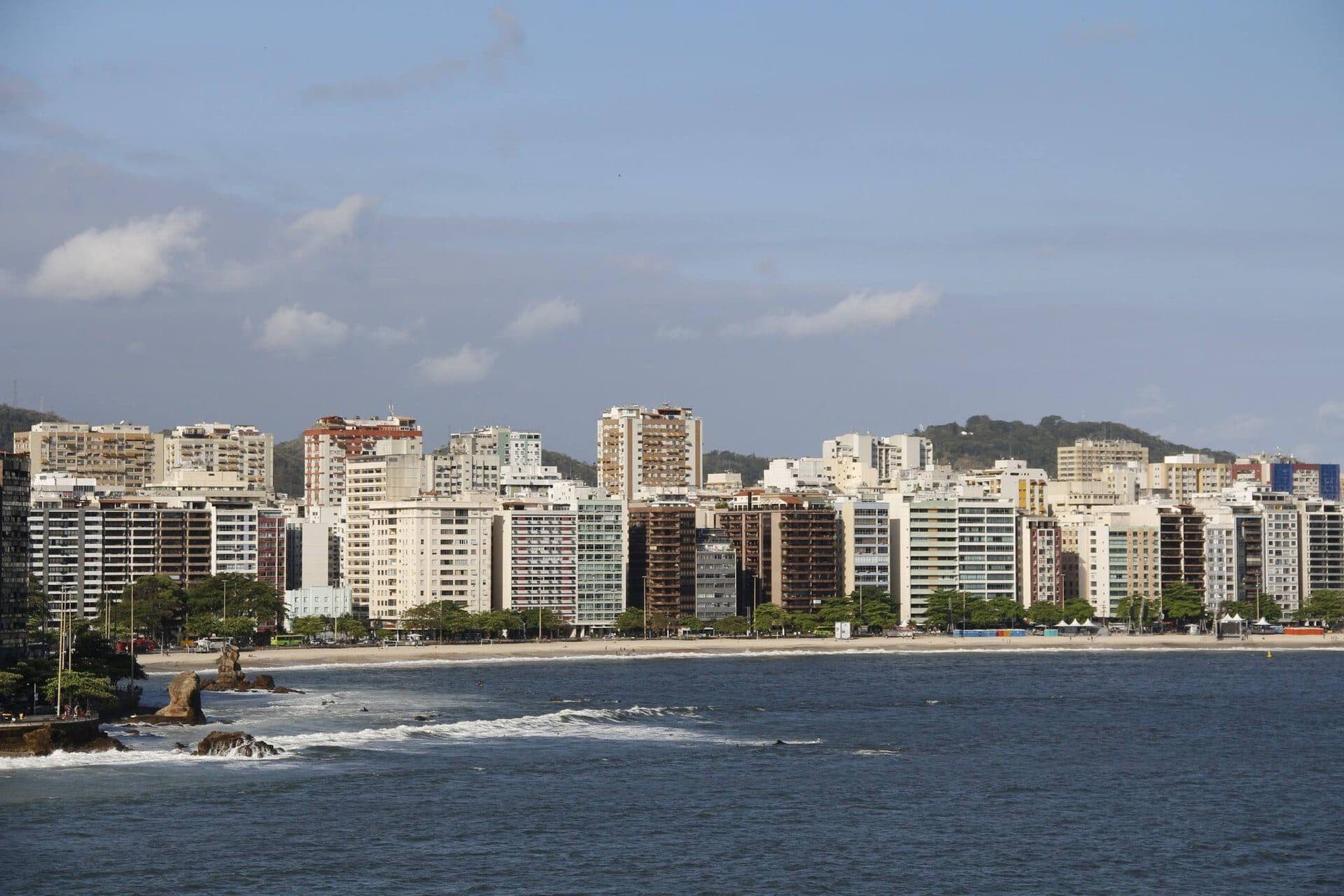 Vista da cidade de Niterói no estado do Rio de Janeiro