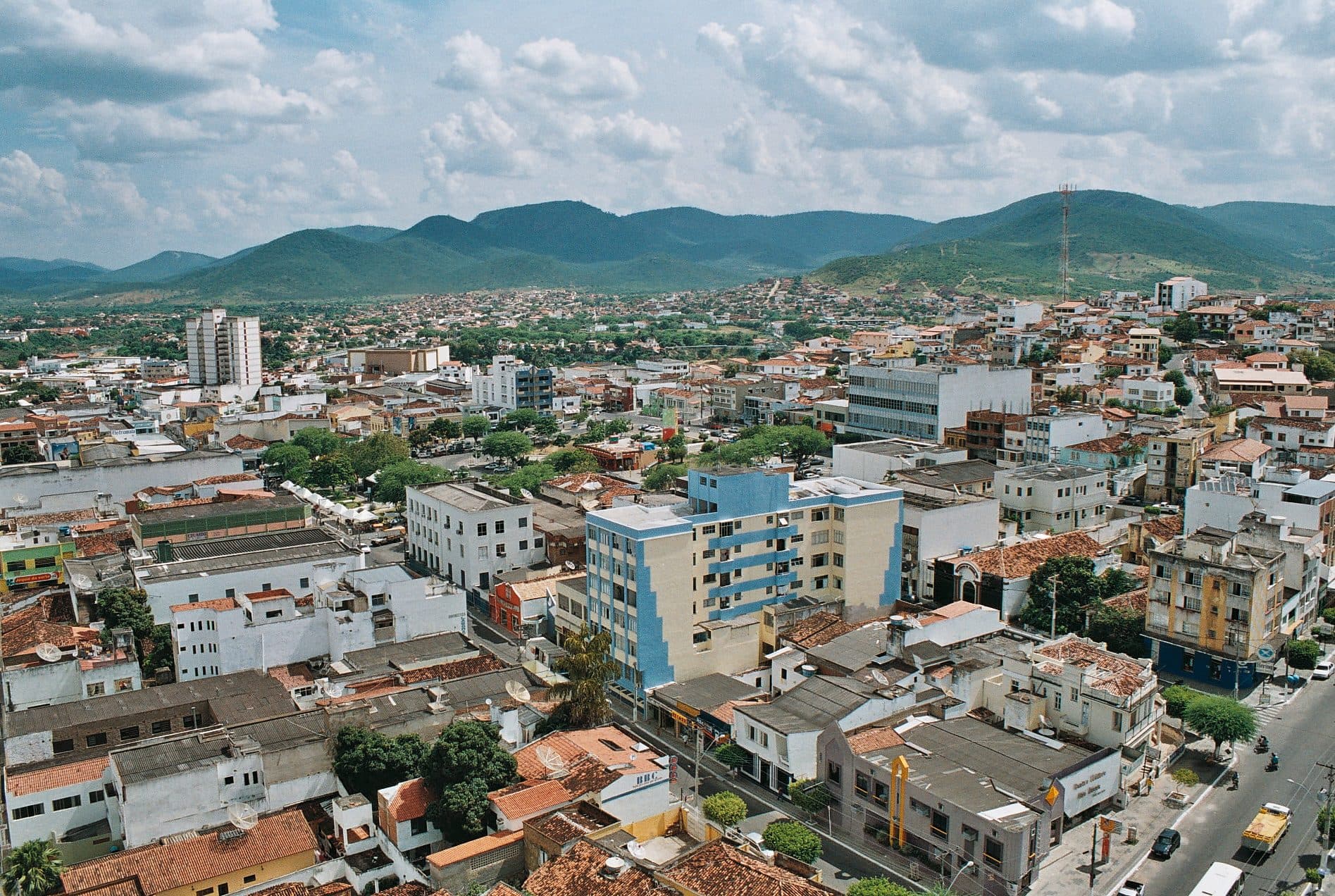 Vista da região central da cidade de Jequié
