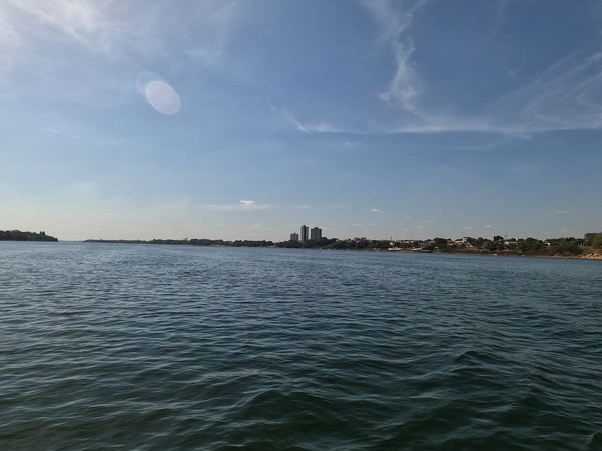 Vista do Rio Tocantins na cidade de Imperatriz, no Maranhão