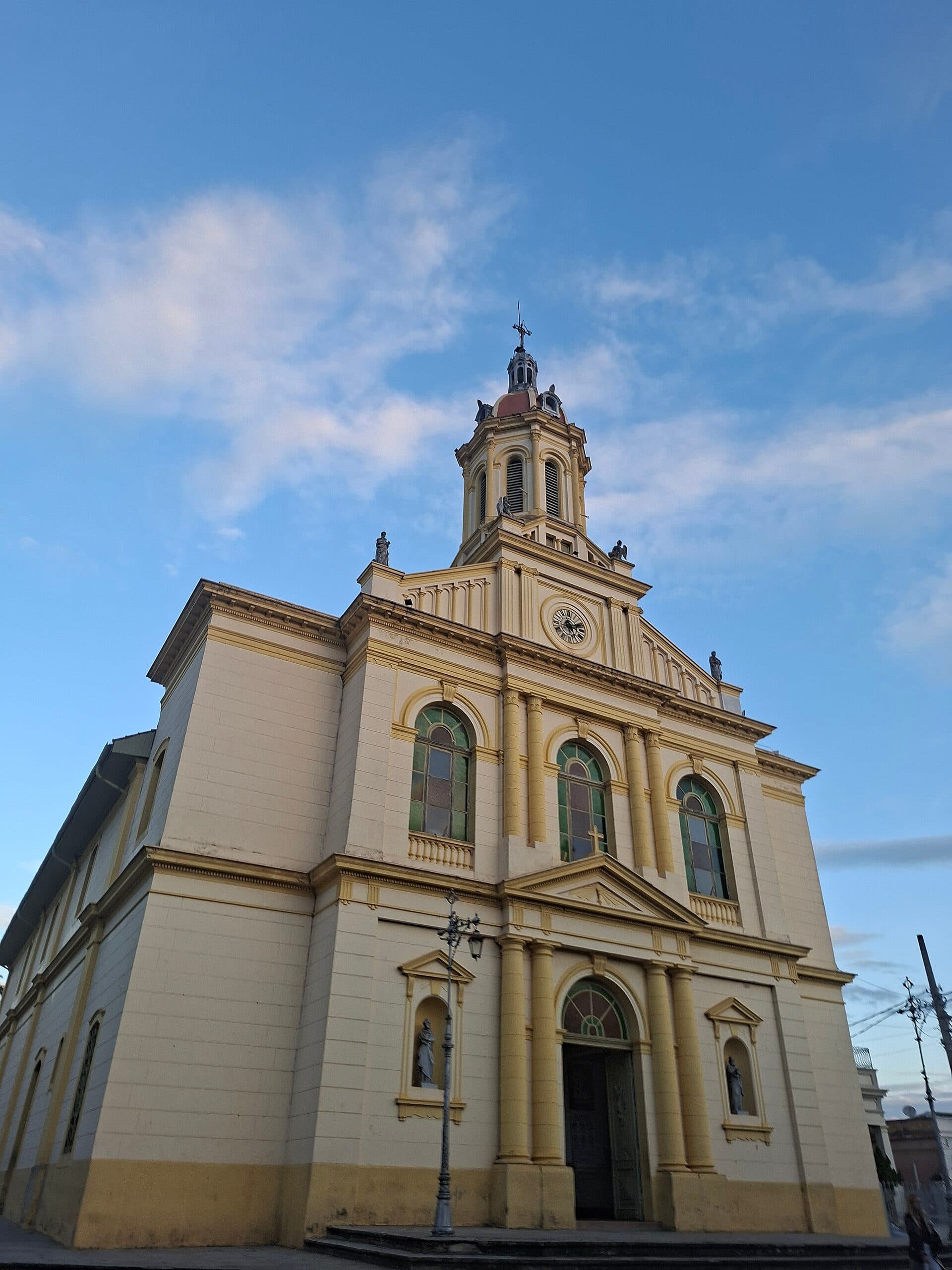 Vista da fachada da Igreja Matriz de Itu em São Paulo