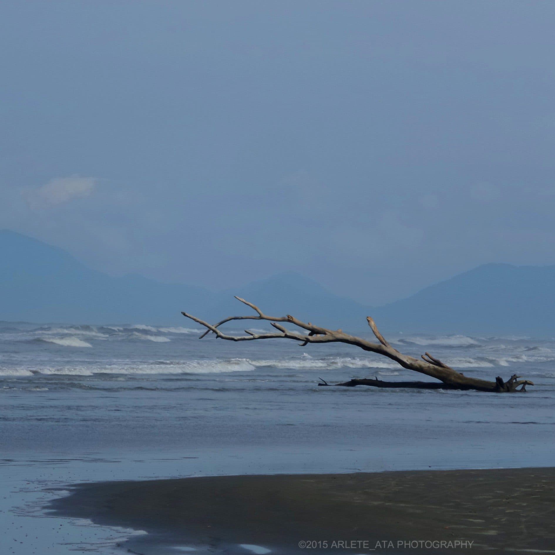 Vista da Praia do Cibratel em Itanhaém