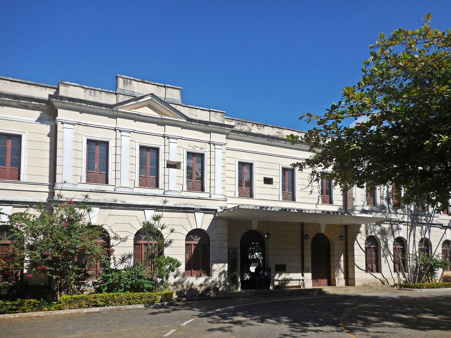 Vista da entrada do Museu Ferroviário de Juiz de Fora