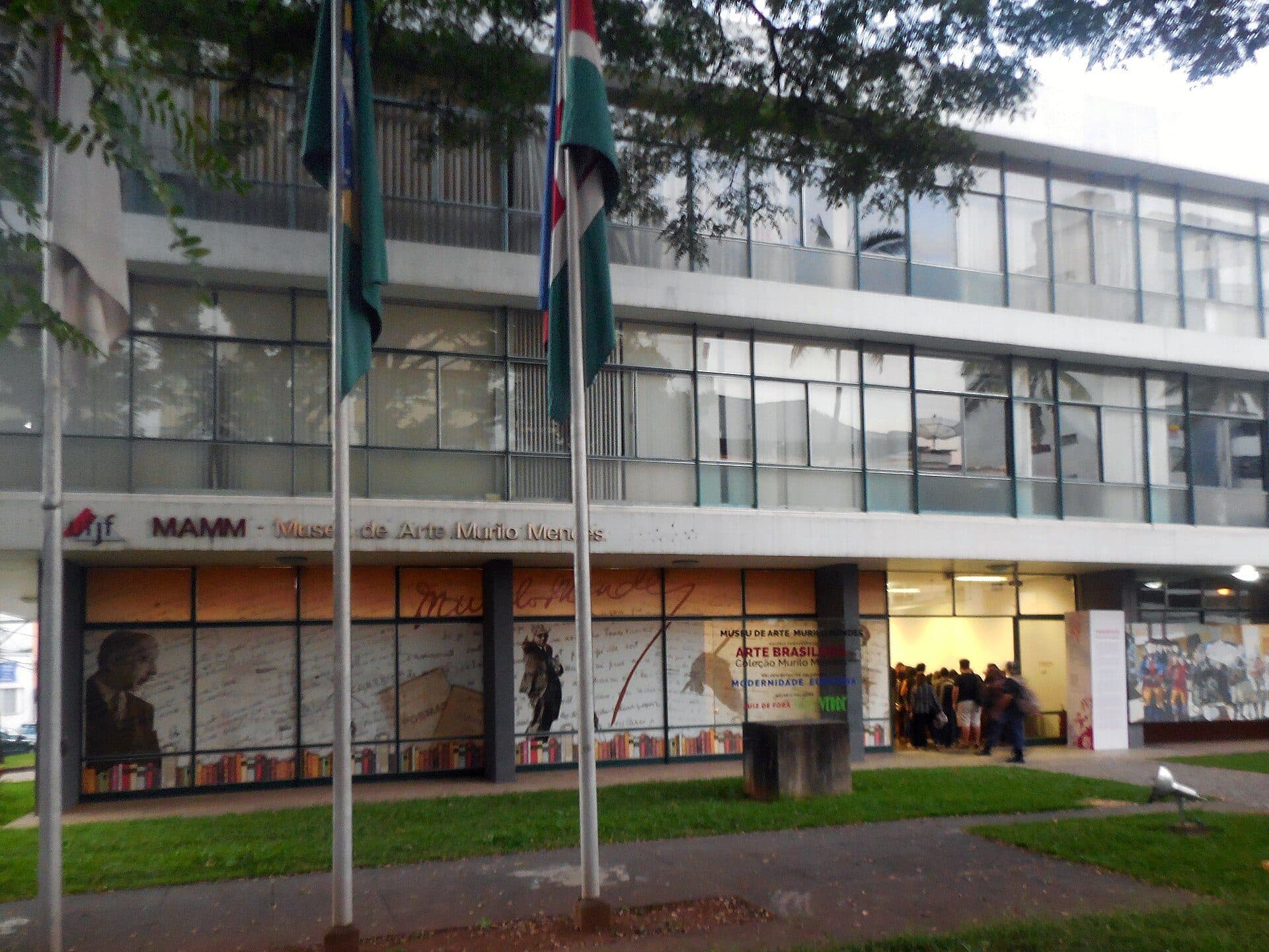 Fachada do Museu de Arte Murilo Mendes em Juiz de Fora, Minas Gerais