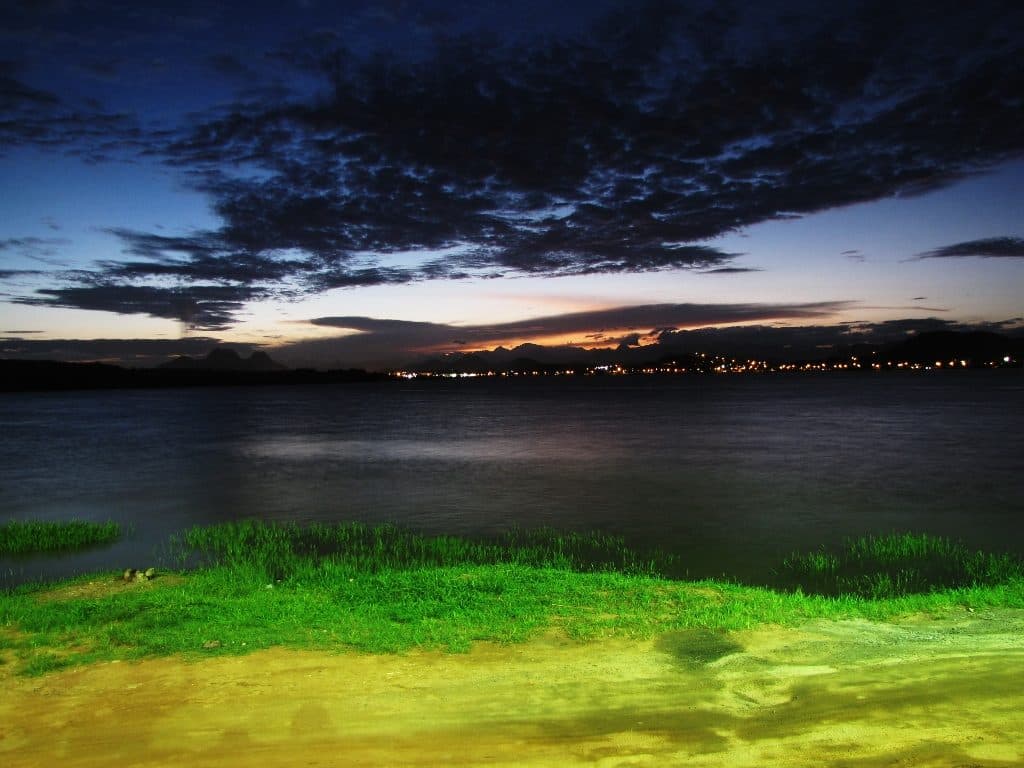 Vista panorâmica da Lagoa de Imboassica