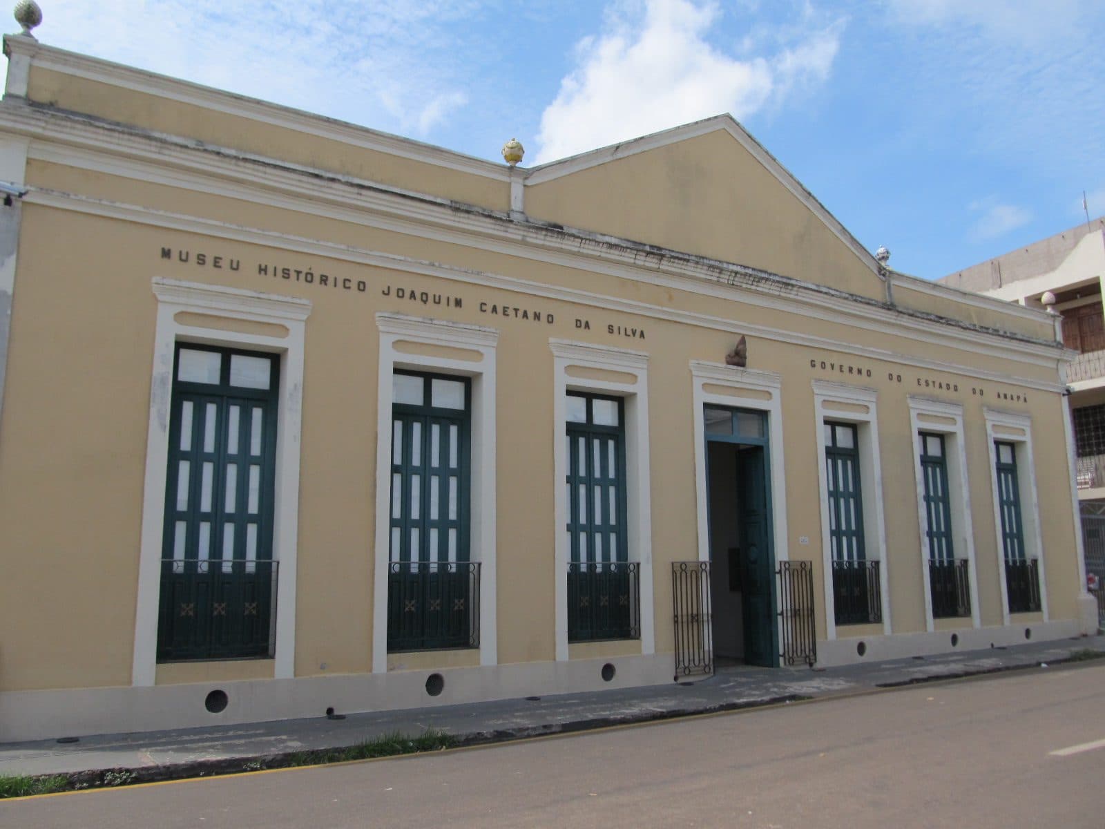 Fachada do Museu Histórico do Amapá Joaquim Caetano da Silva