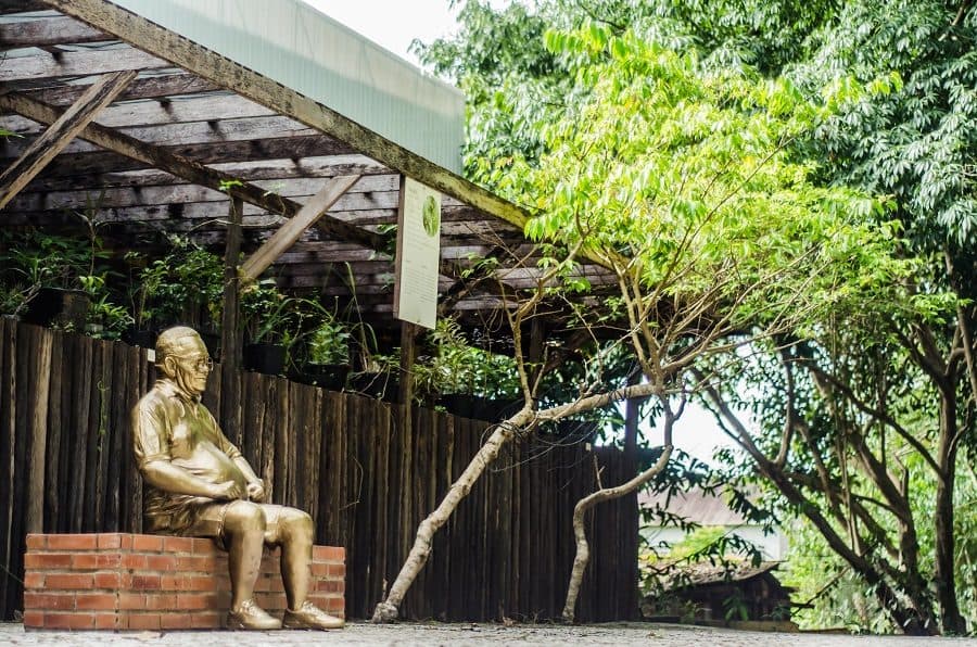 Vista de uma área das dependências do Museu Sacaca
