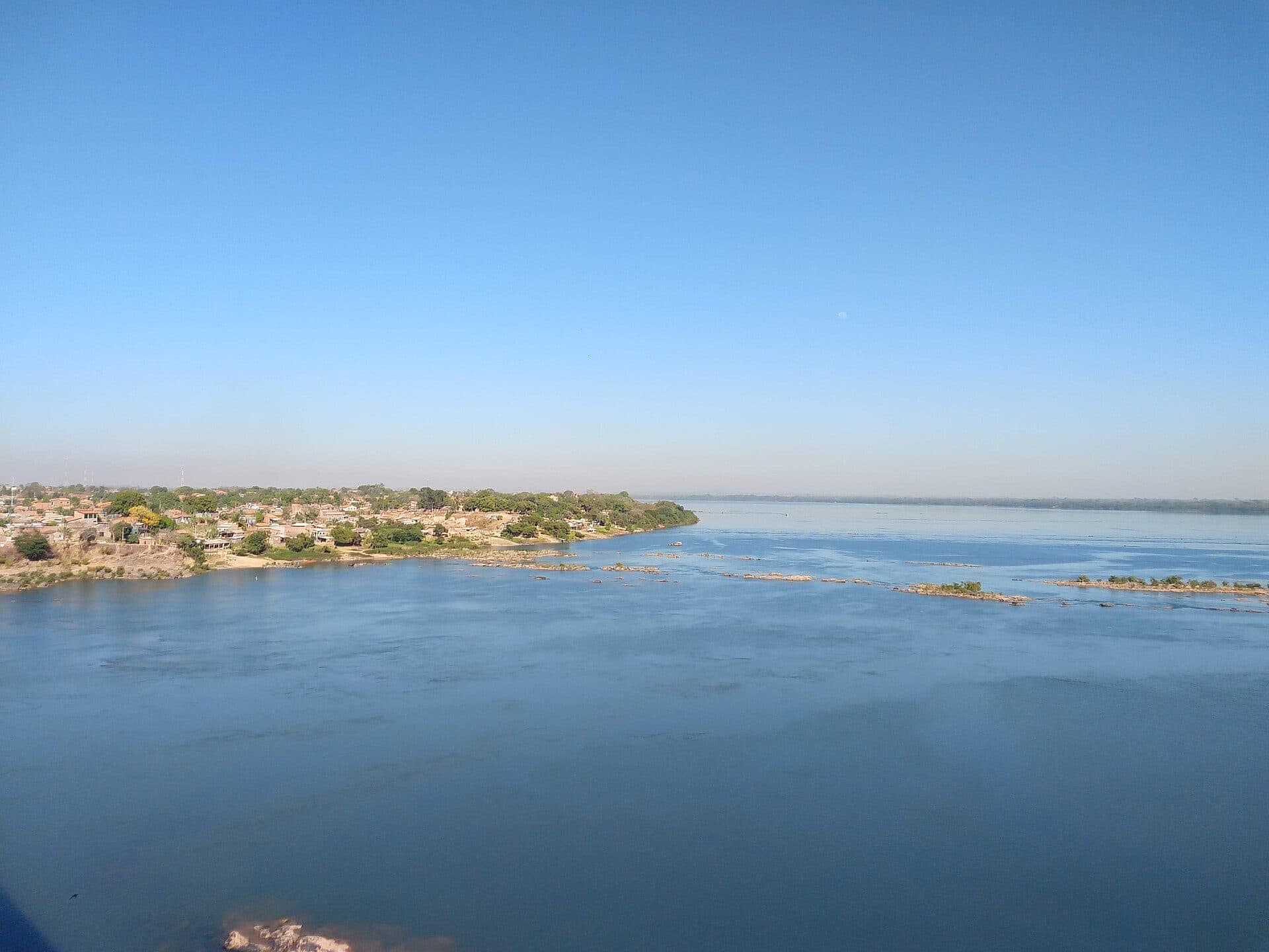 Vista do Rio Tocantins junto ao núcleo Nova Marabá