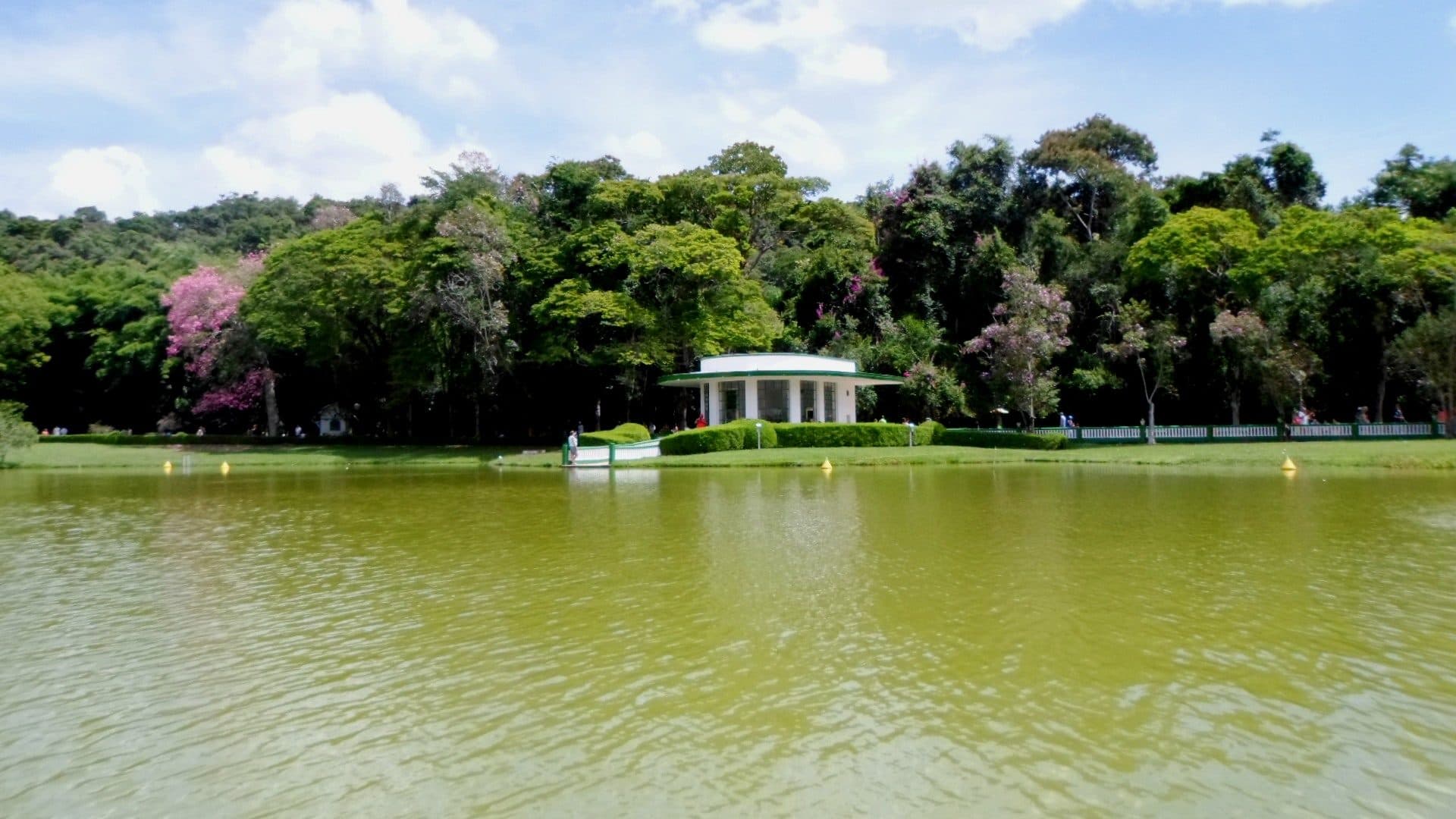 Vista da Fonte Alcalina localizada na cidade de Vichy
