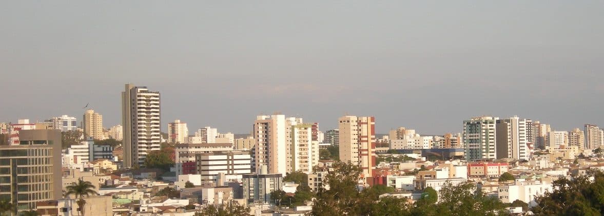 Vista panorâmica da cidade de Vitória da Conquista