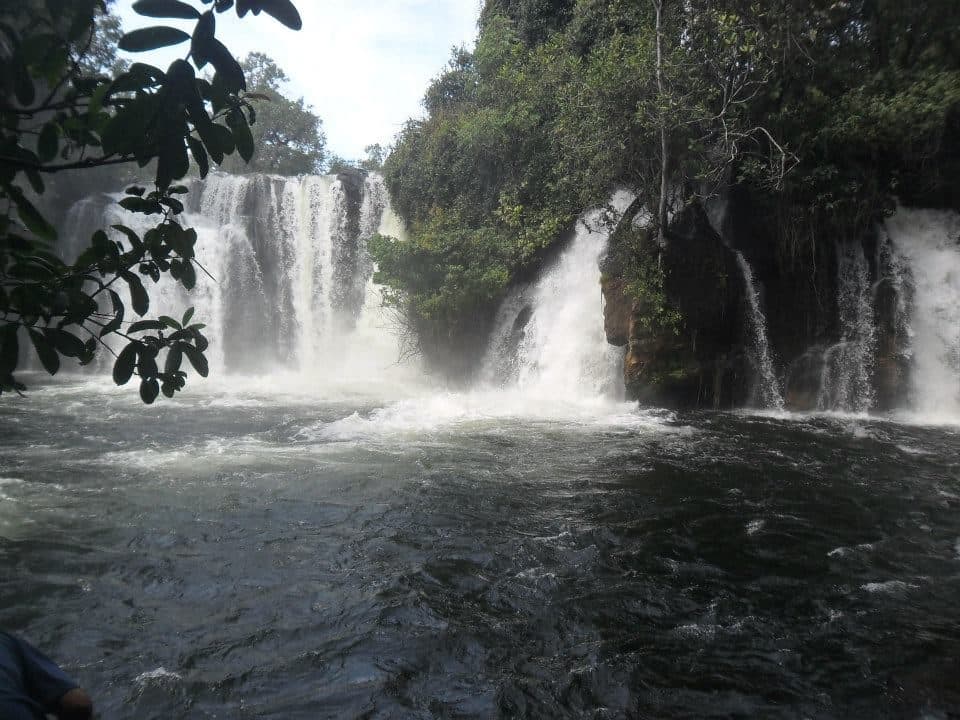 Vista da Cachoeira do Redondo em Barreiras, Bahia