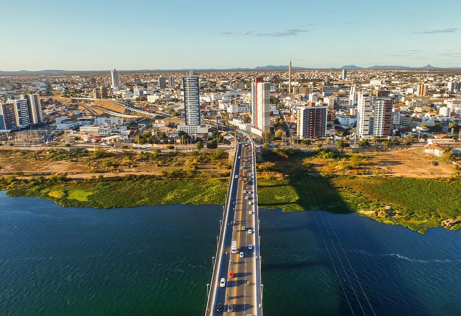 Vista da ponte sobre o Rio São Francisco em Petrolina